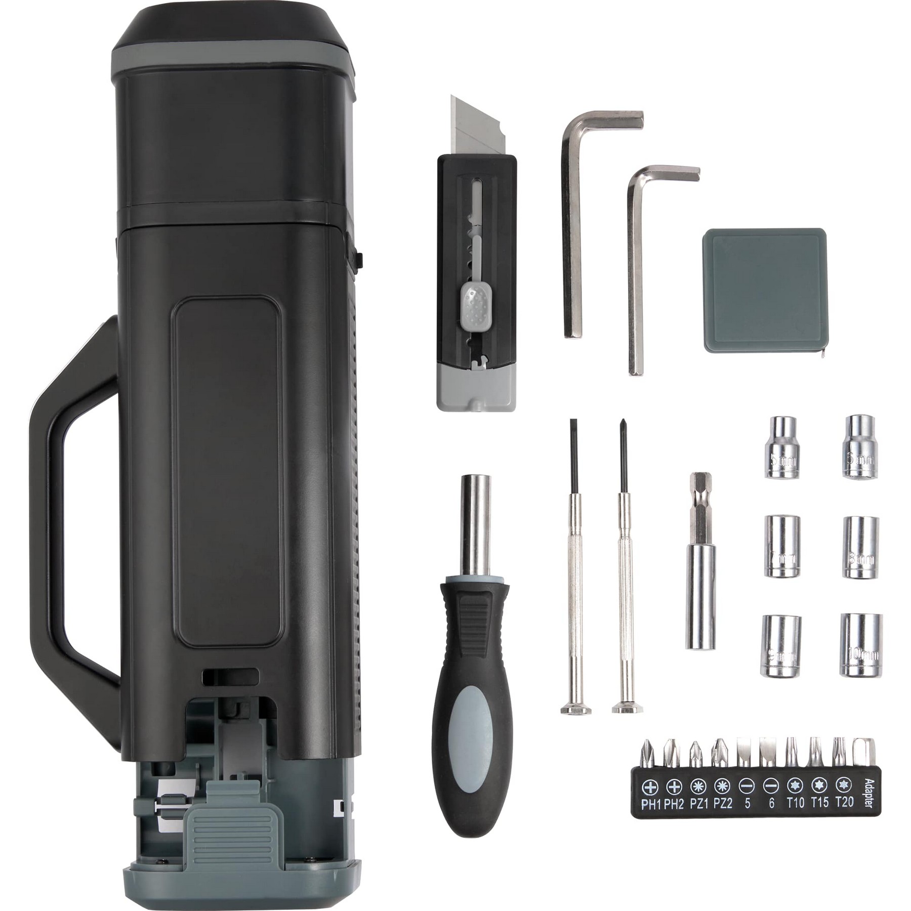 Picture of Tool Set With Rechargeable LED Flashlight