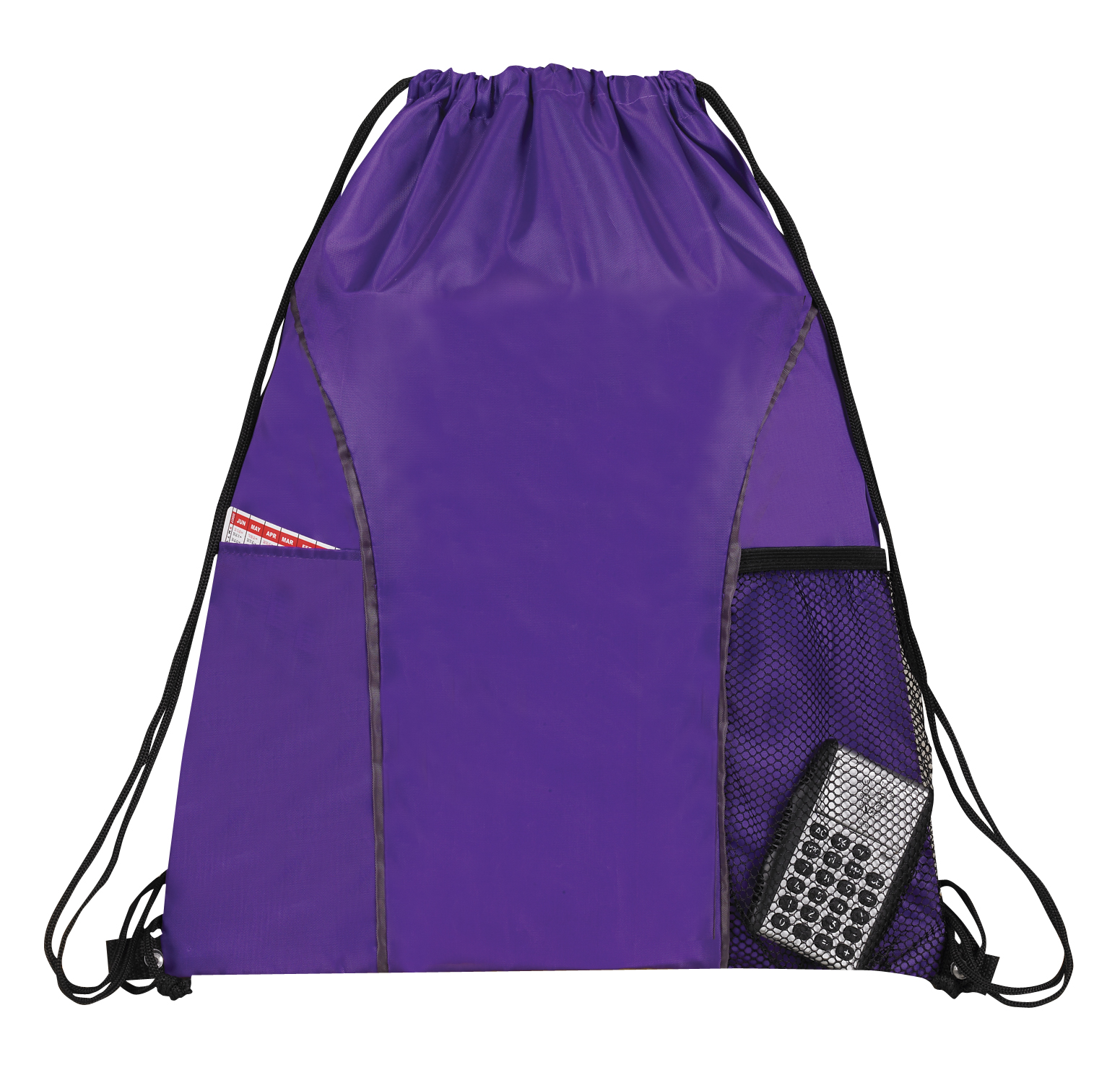 Picture of Dual Pocket Drawstring Backpack