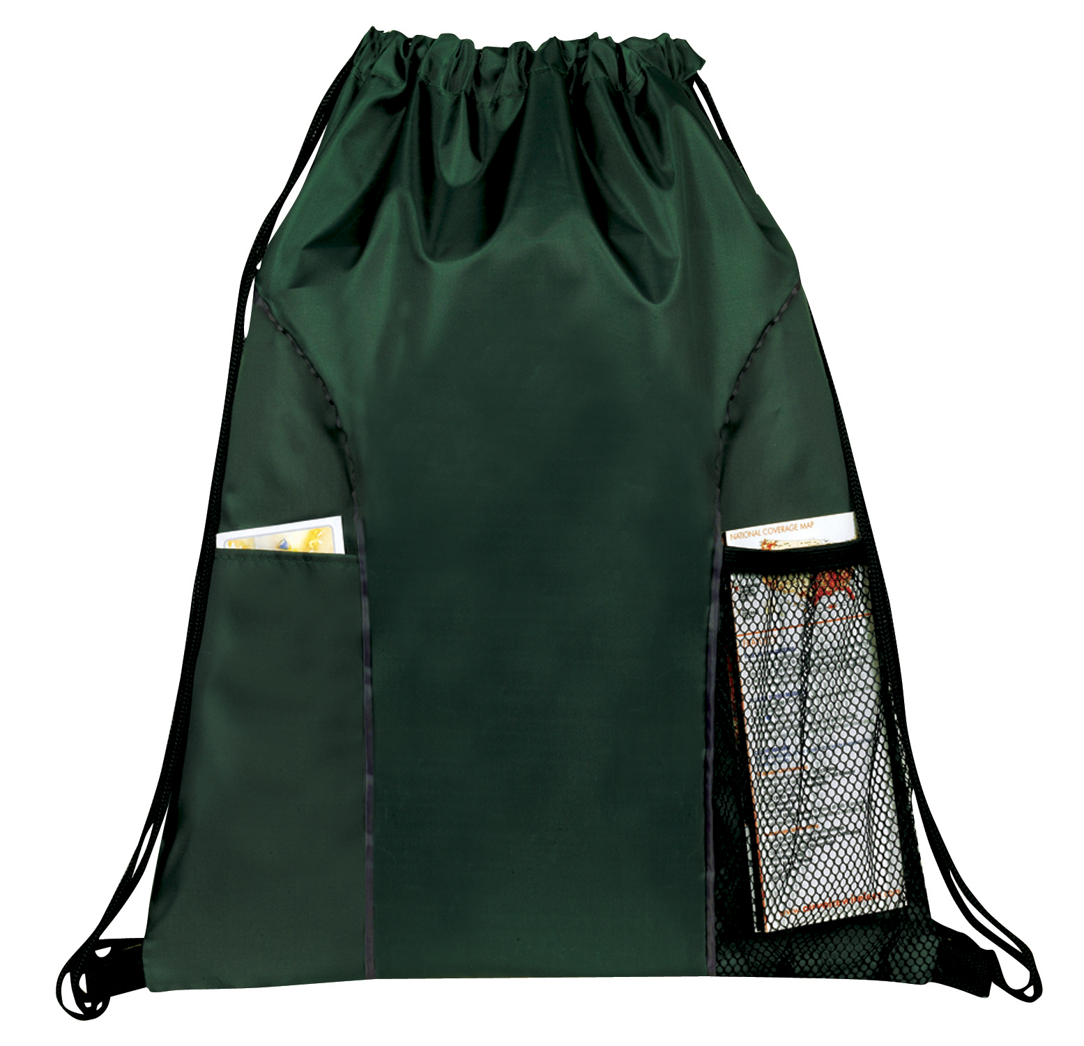 Picture of Dual Pocket Drawstring Backpack