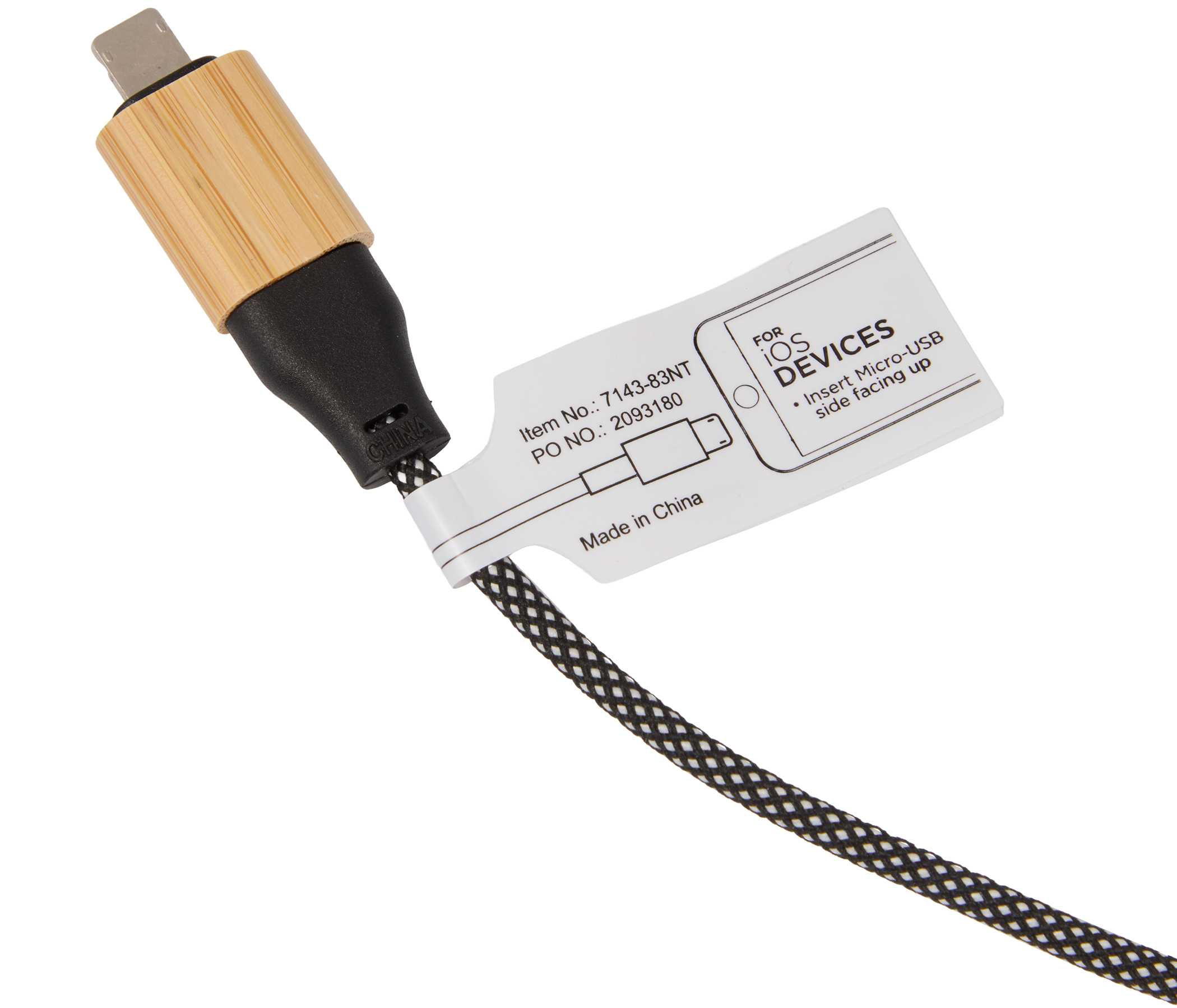 Picture of FSC® 100% Bamboo 5-in-1 100W Laptop Charging Cable