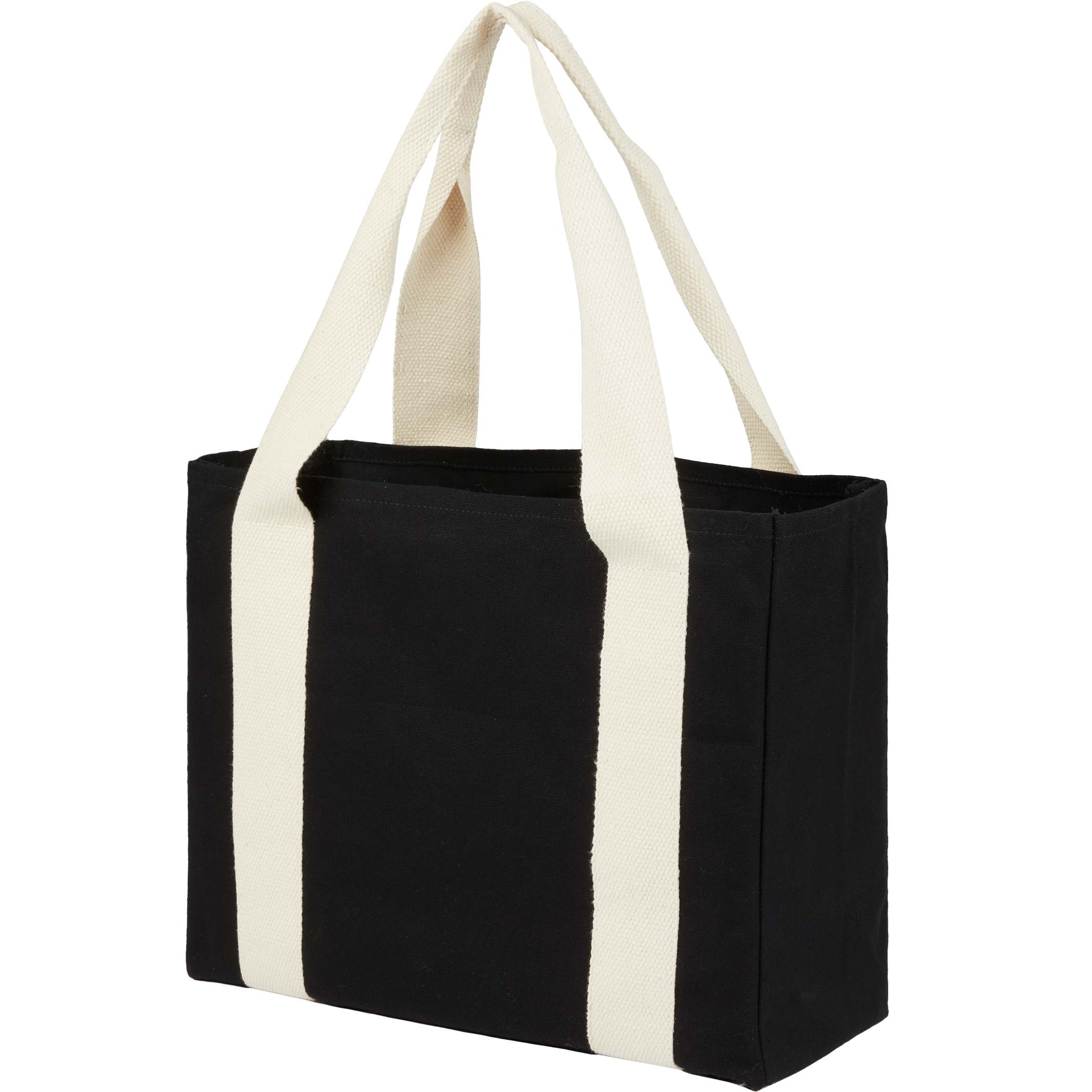 Picture of Black Cotton Tote w/ Cotton Handles