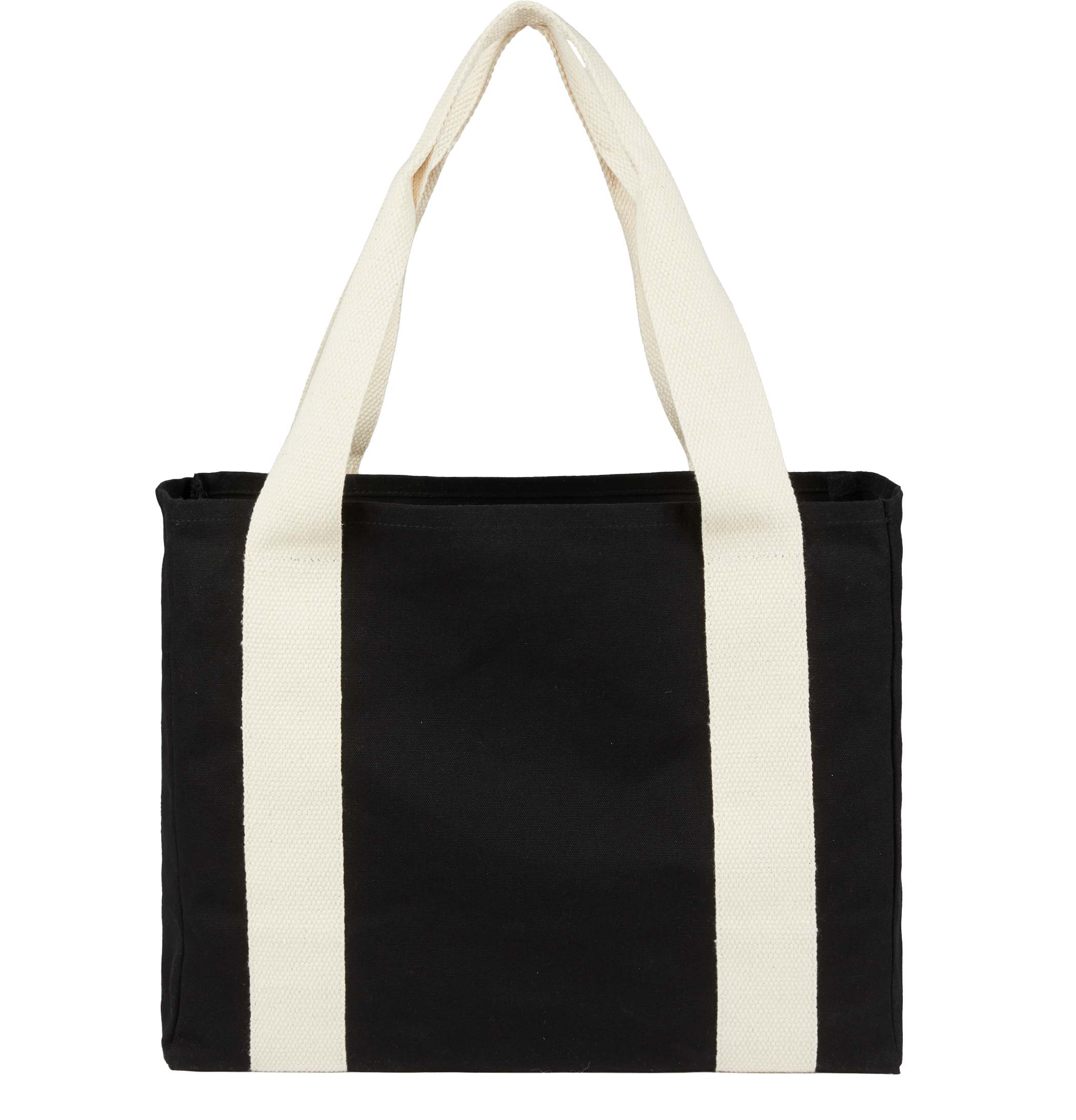 Picture of Black Cotton Tote w/ Cotton Handles