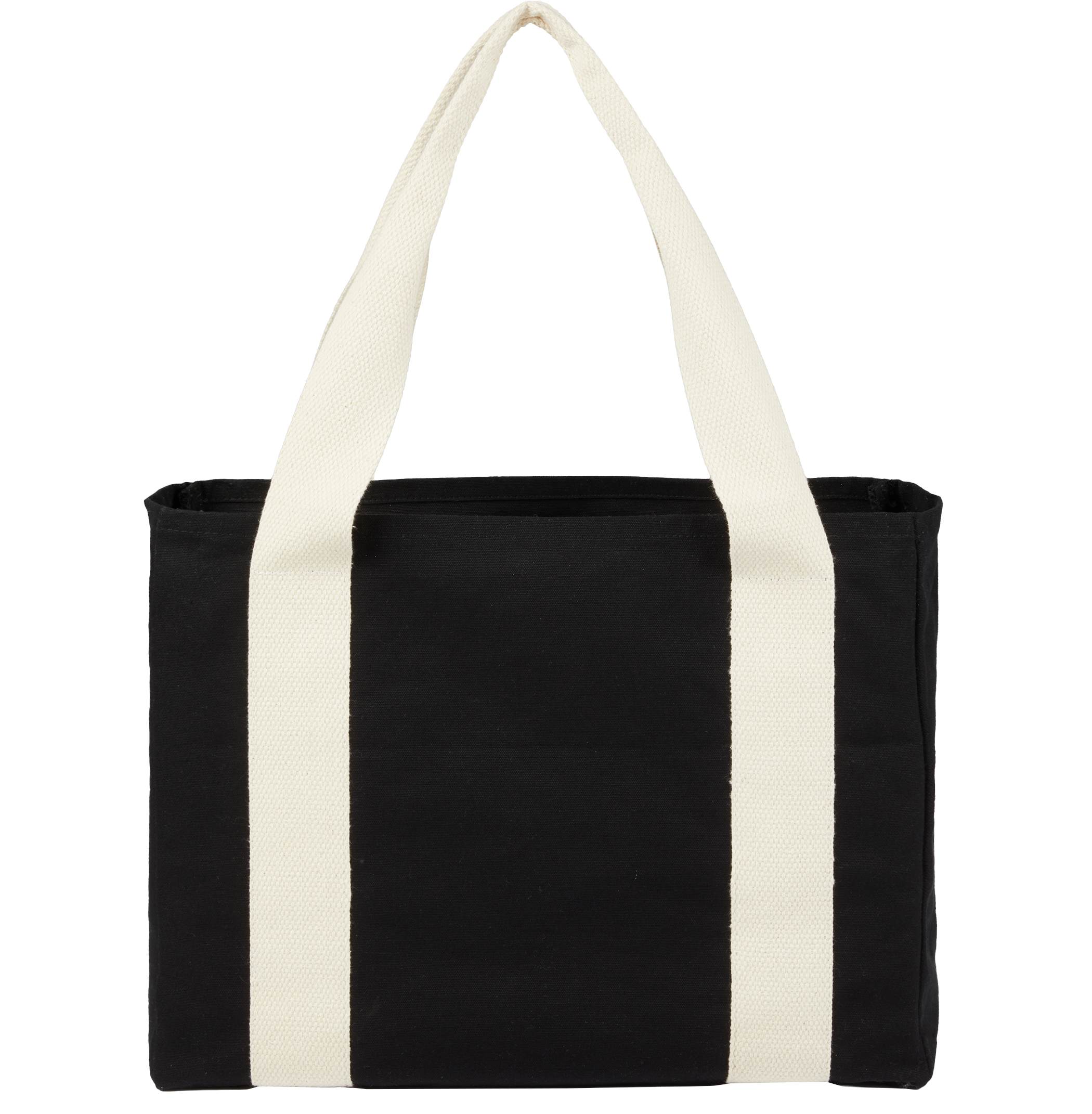 Picture of Black Cotton Tote w/ Cotton Handles