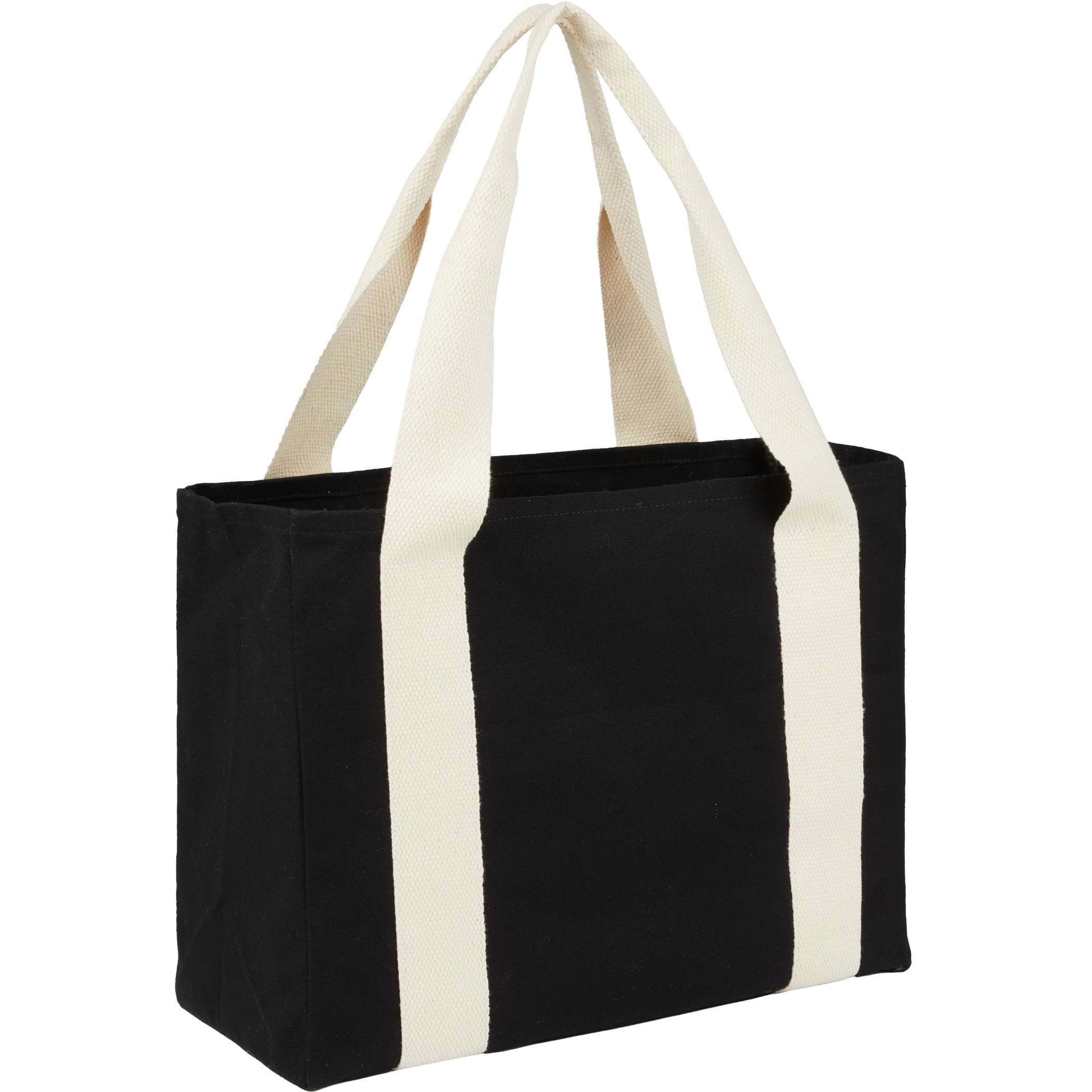 Picture of Black Cotton Tote w/ Cotton Handles