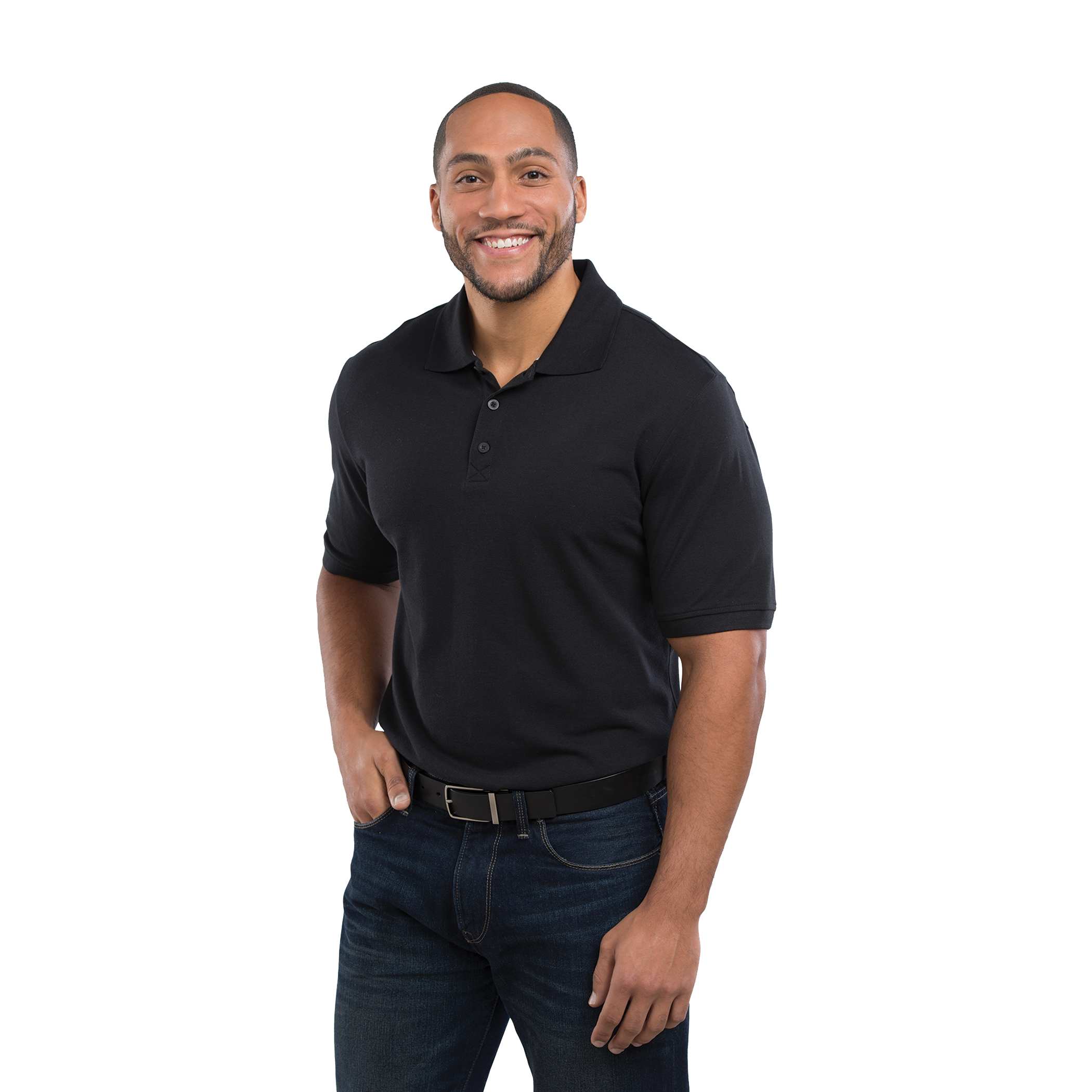 Picture of Men's CRANDALL Short Sleeve Pique Polo