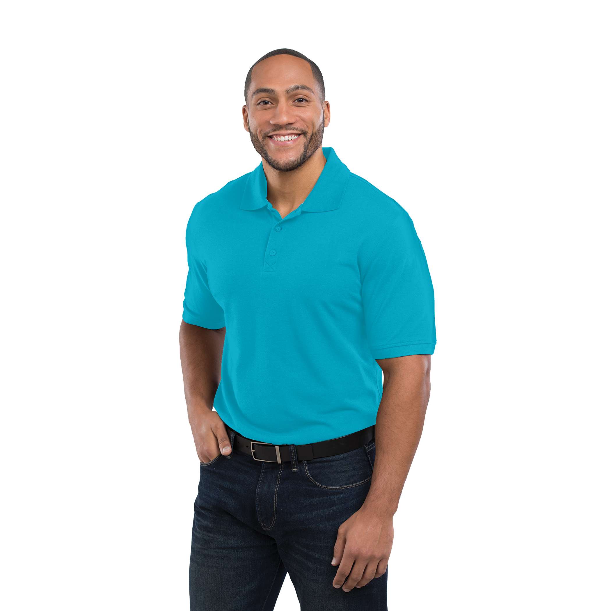 Picture of Men's CRANDALL Short Sleeve Pique Polo