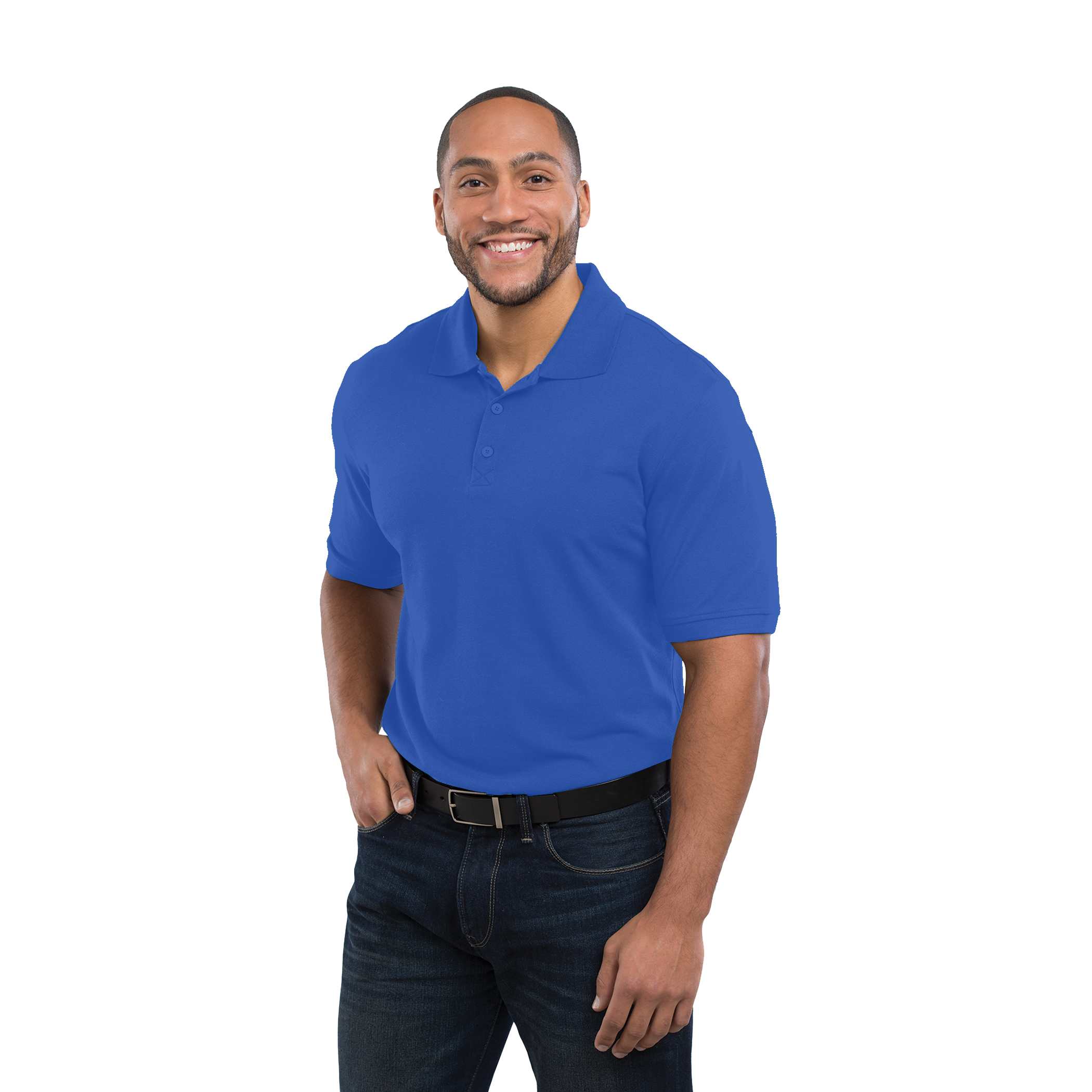 Picture of Men's CRANDALL Short Sleeve Pique Polo