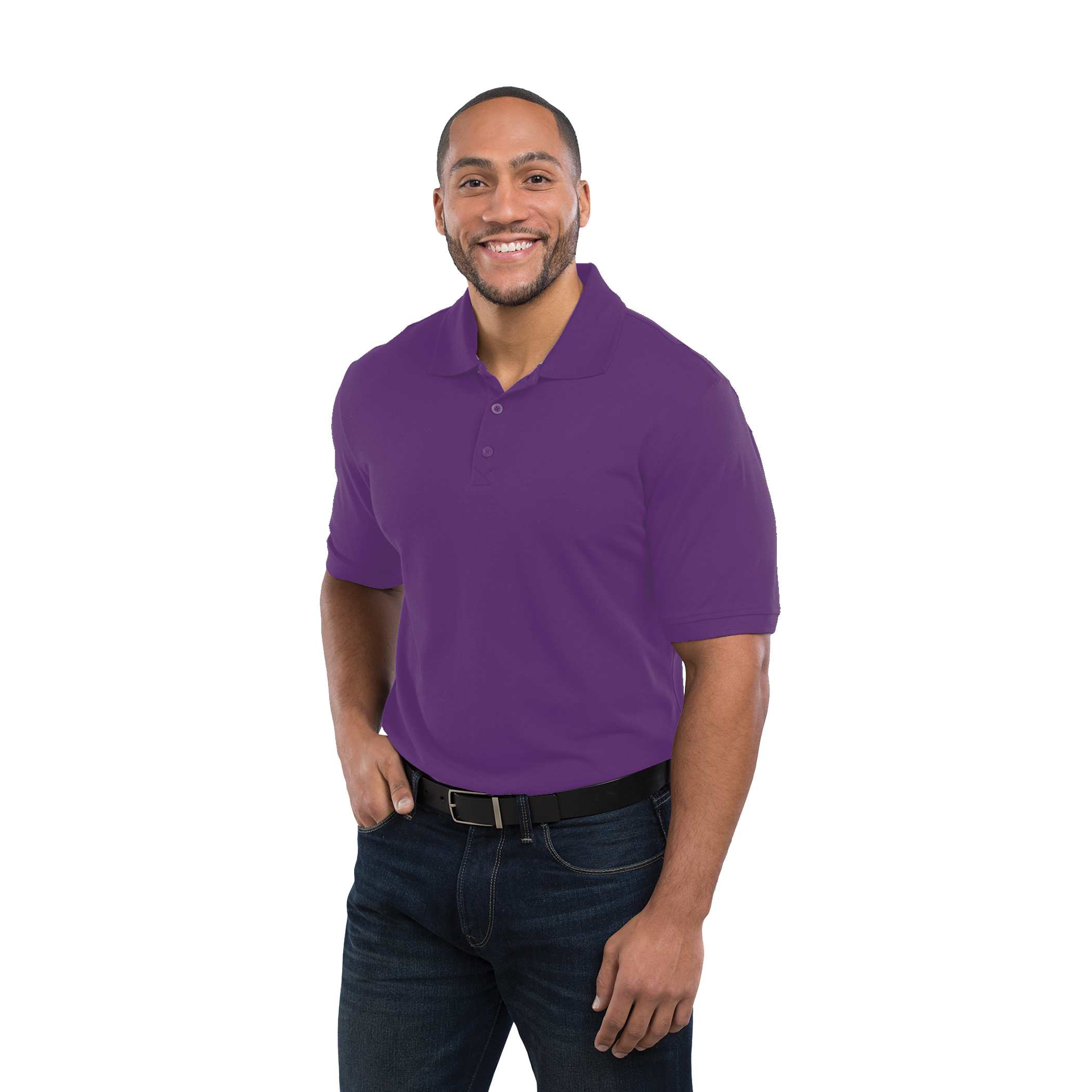 Picture of Men's CRANDALL Short Sleeve Pique Polo