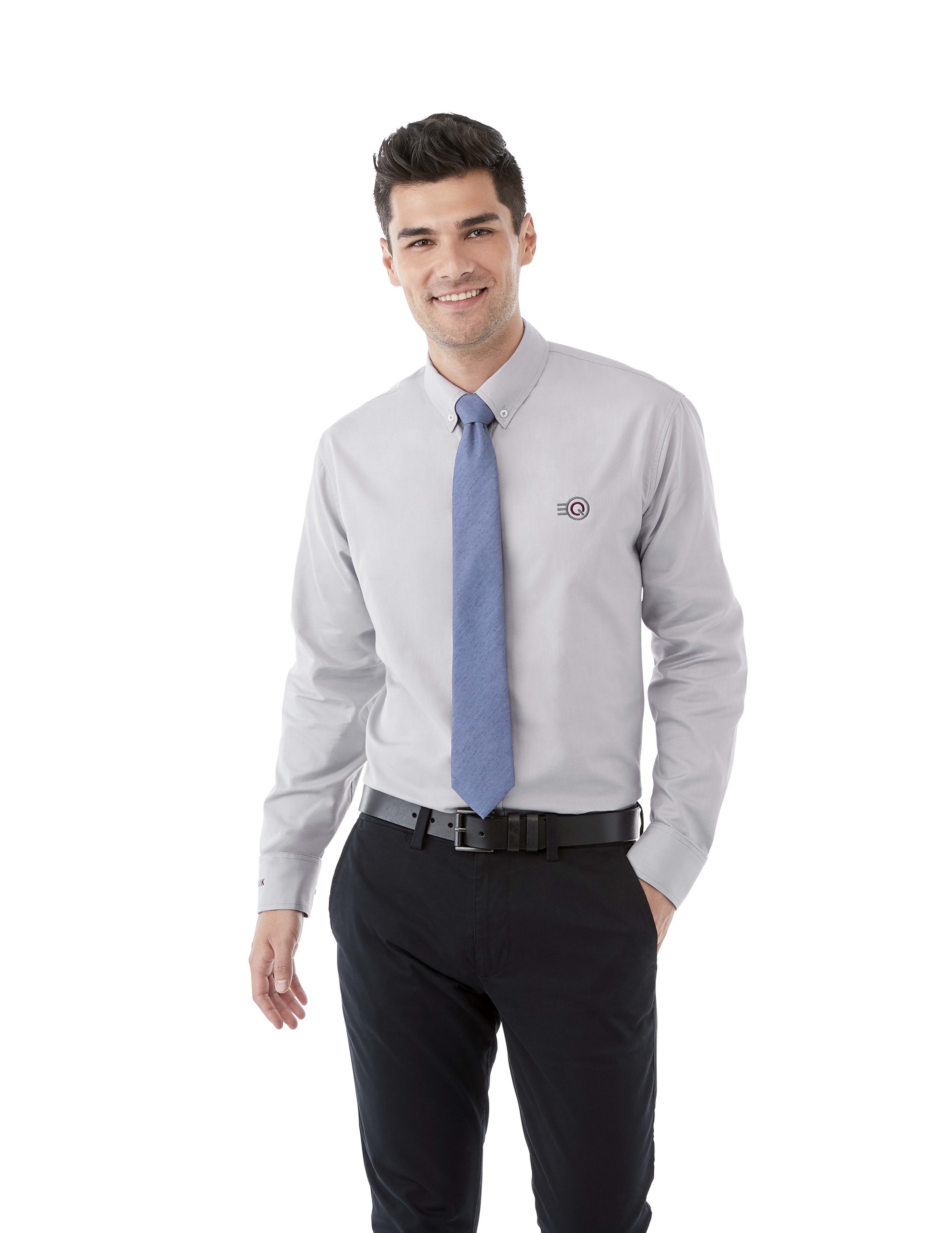 Picture of Men's IRVINE Oxford Long Sleeve Button Up Shirt