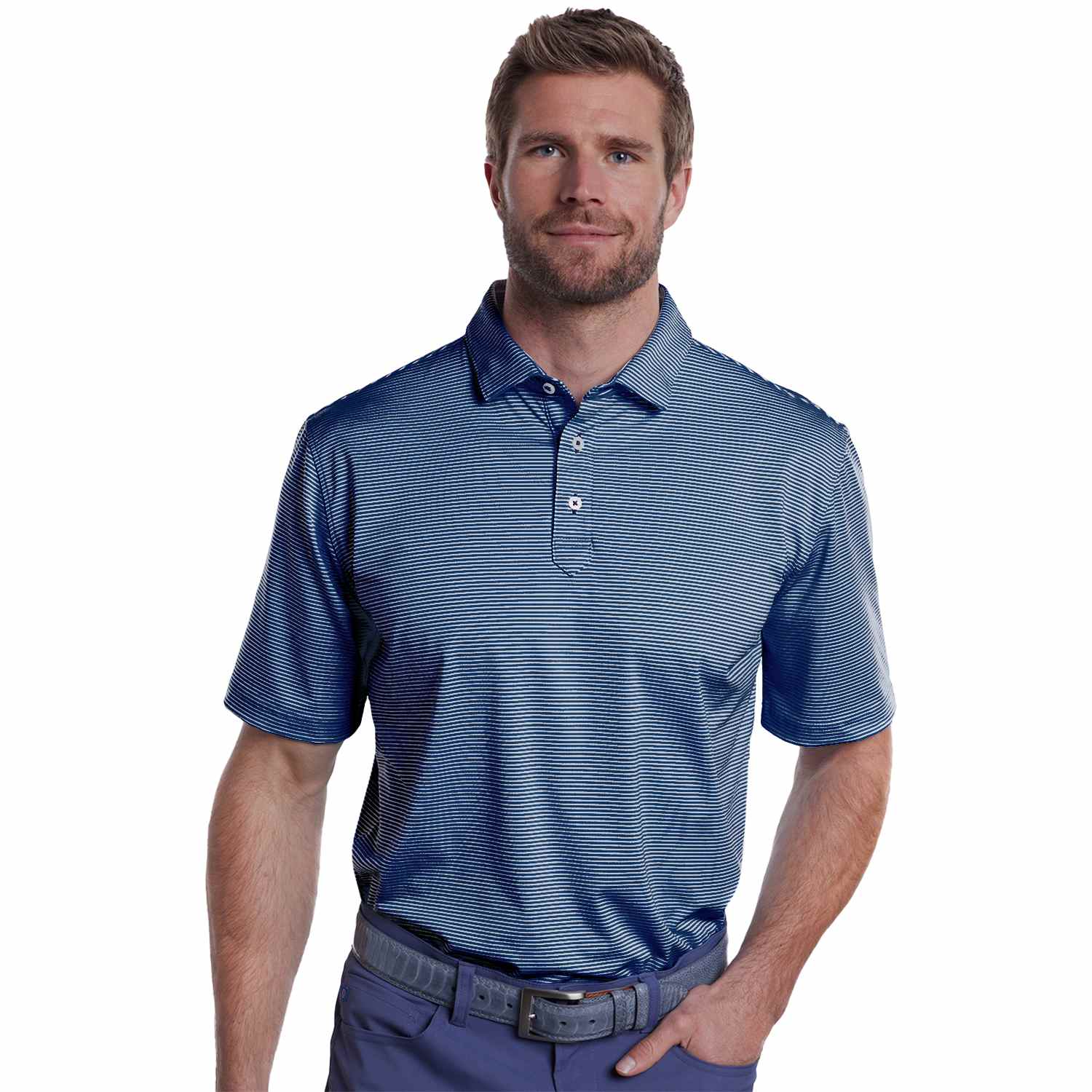 Picture of STITCH® Atlantic Stripe Polo Shirt - Men's