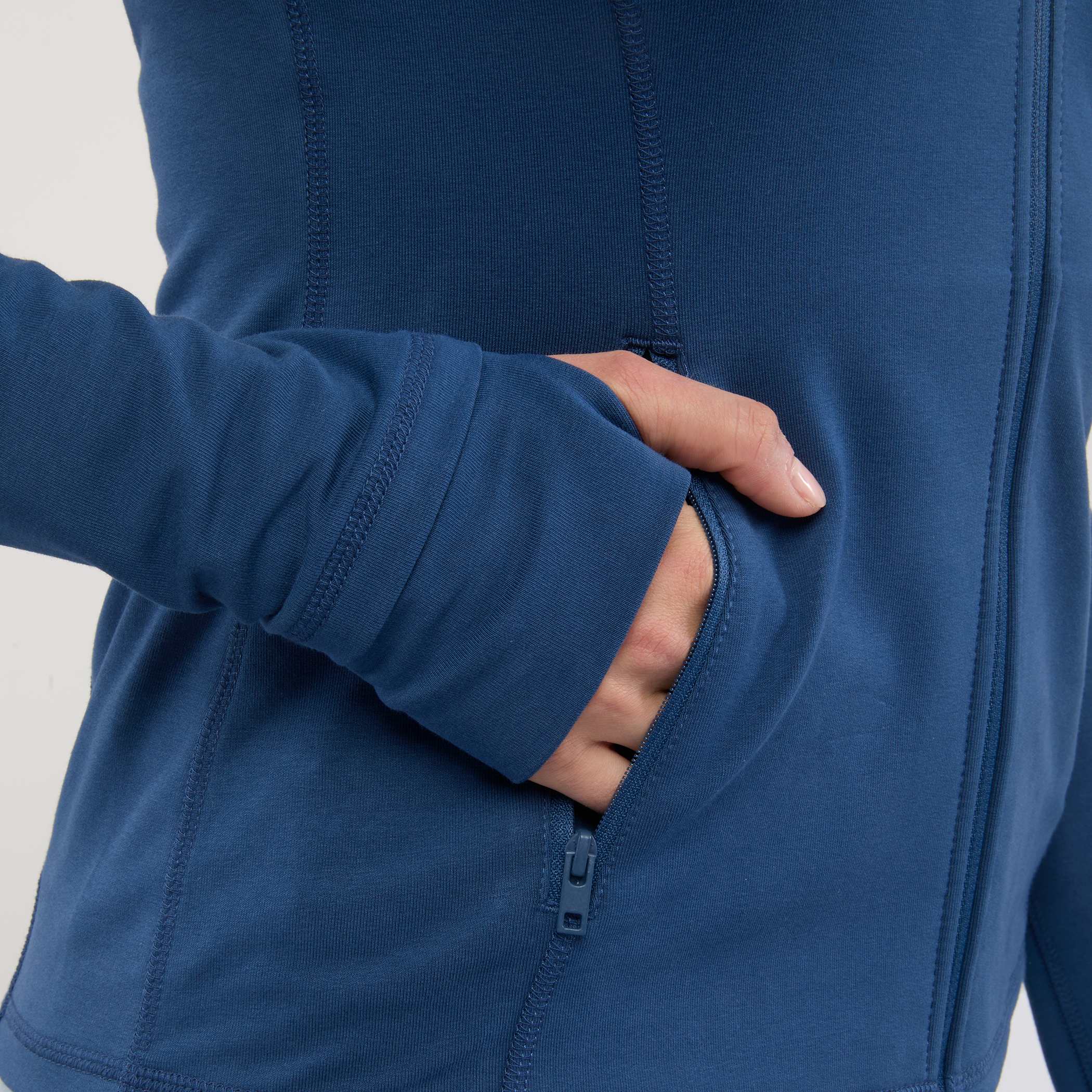 Picture of Women's LYON Eco Stretch Knit Full Zip Jacket with Thumb Holes