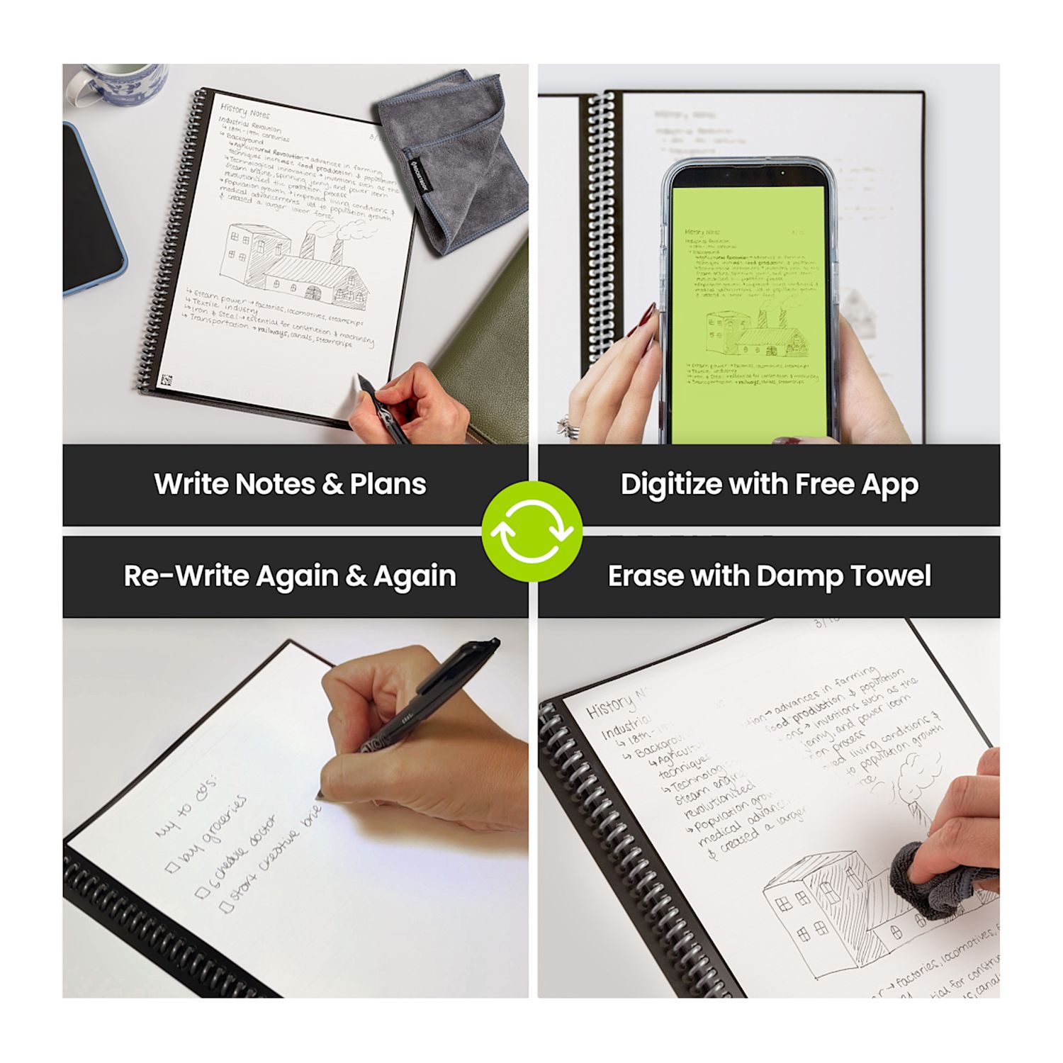 Picture of Rocketbook Core Executive Notebook Set