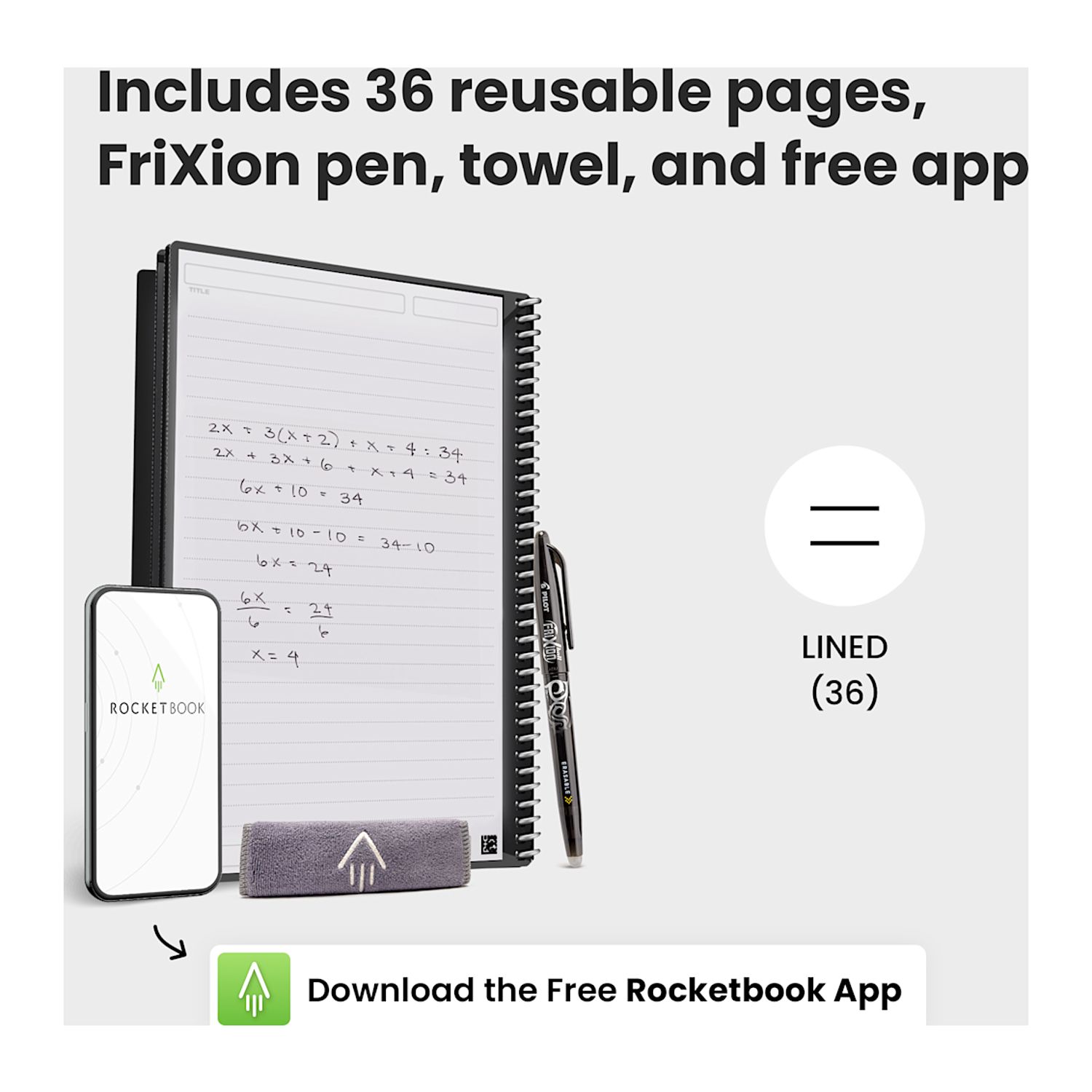 Picture of Rocketbook Core Executive Notebook Set