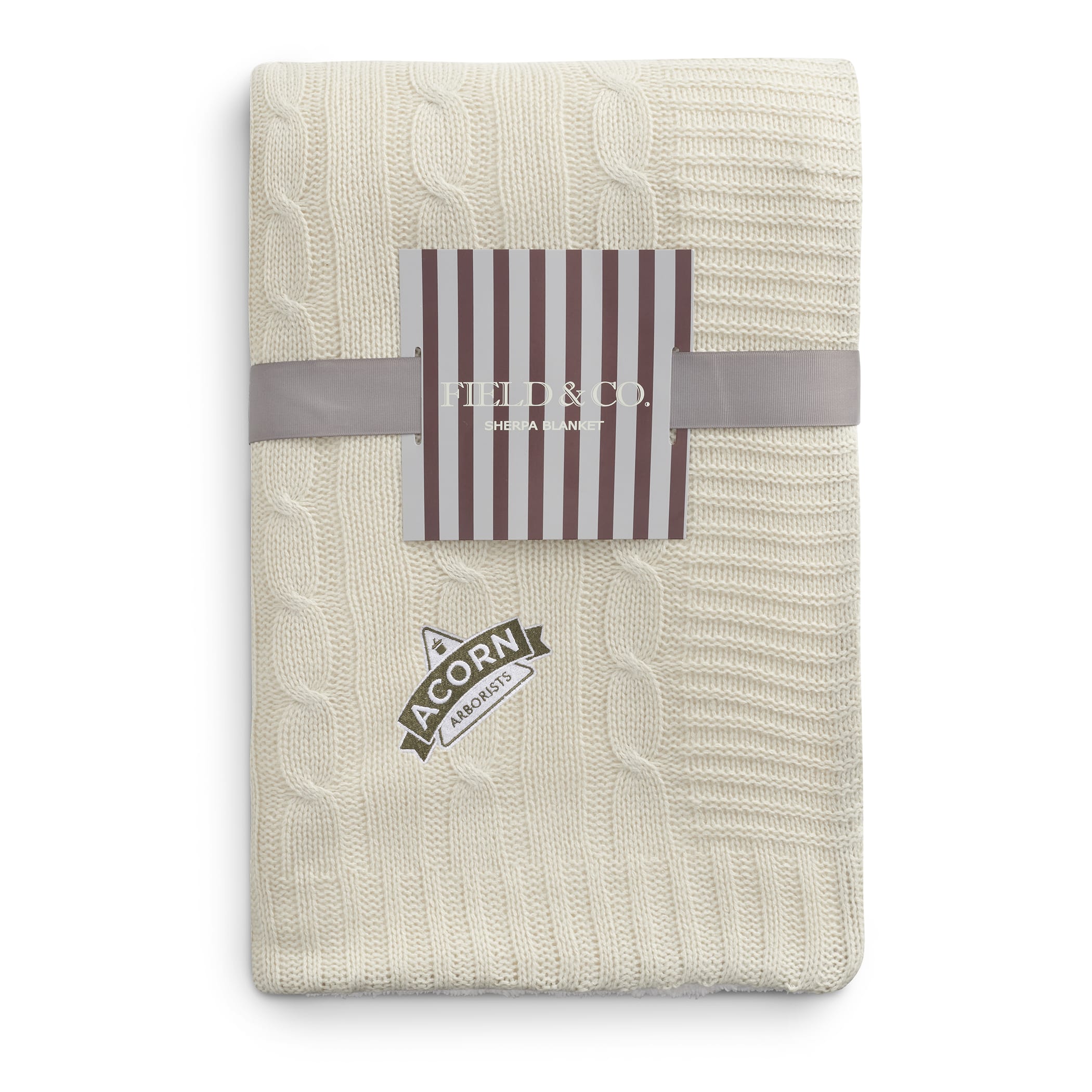 Picture of Field & Co.® Cable Knit Sherpa Blanket