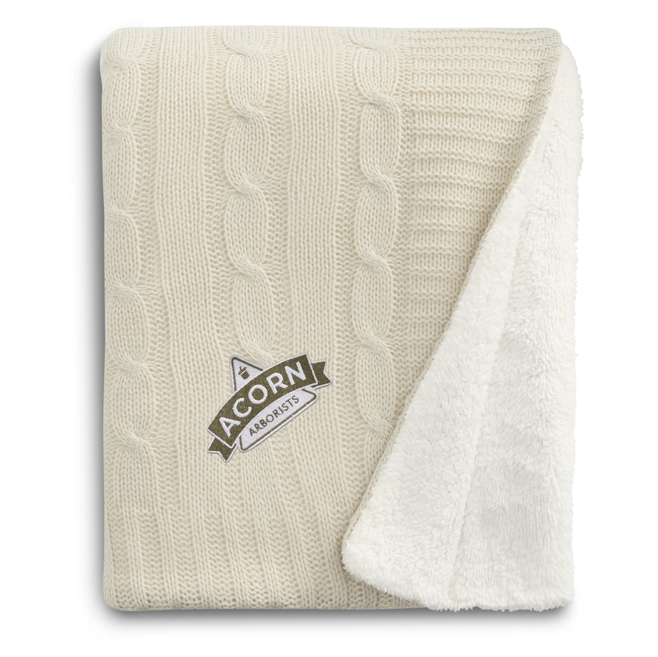 Picture of Field & Co.® Cable Knit Sherpa Blanket