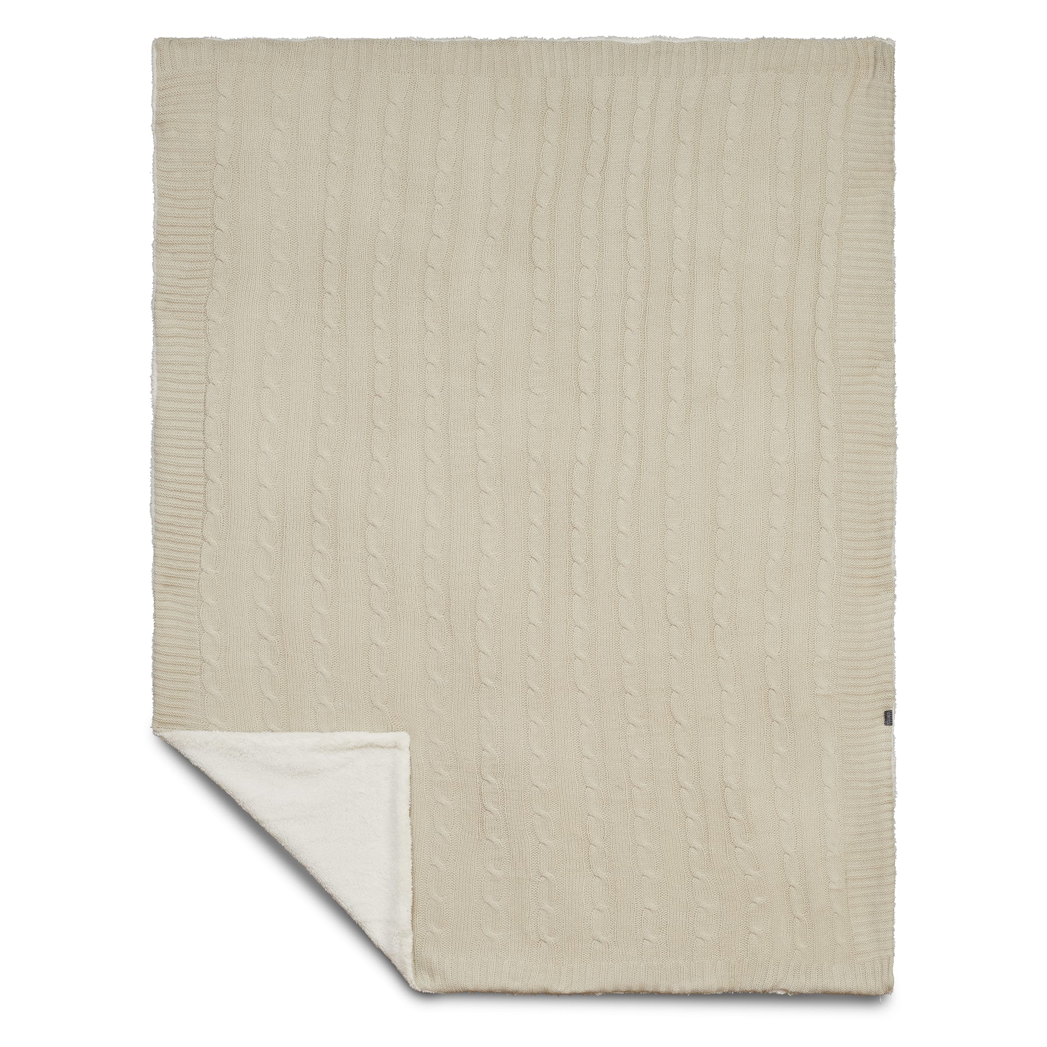 Picture of Field & Co.® Cable Knit Sherpa Blanket