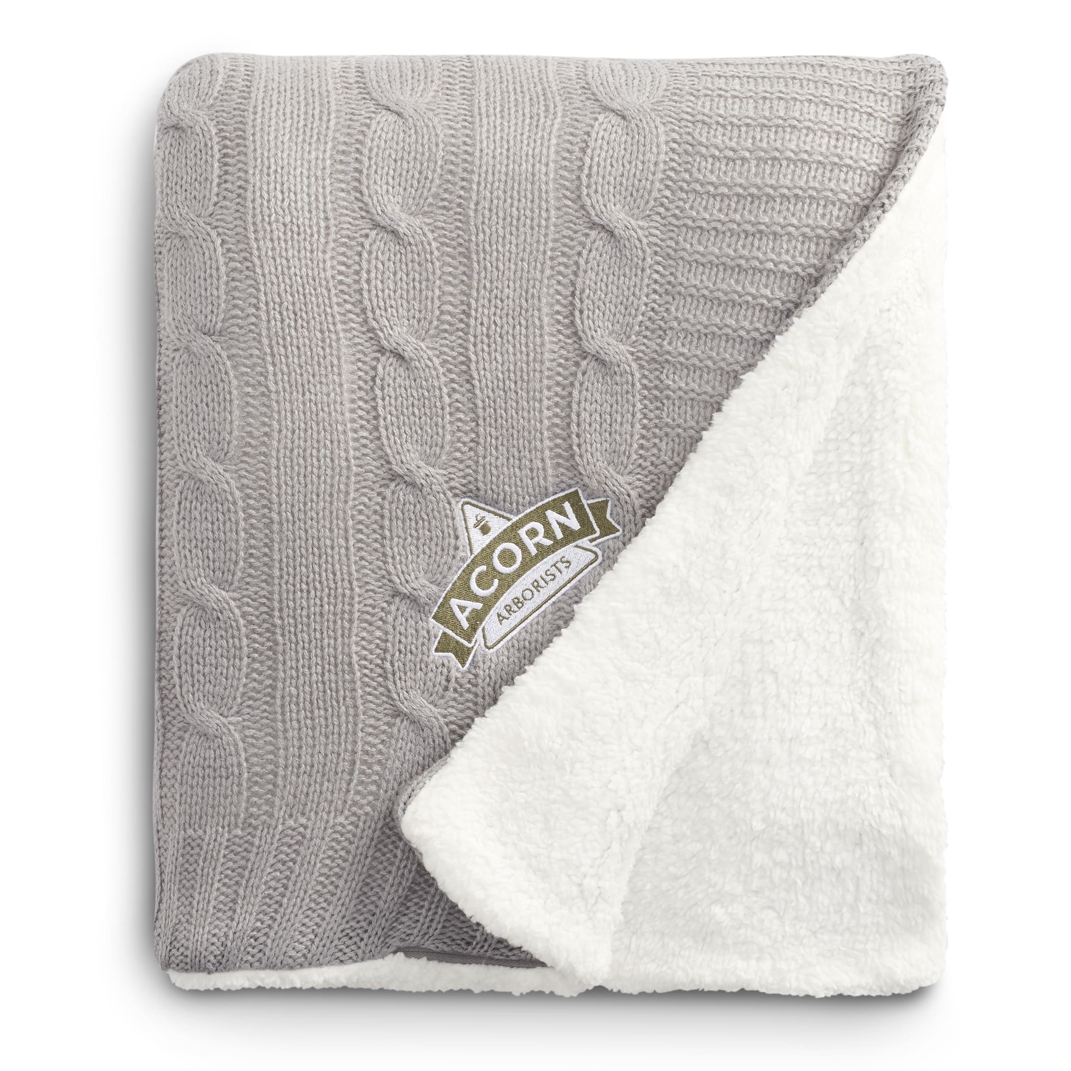 Picture of Field & Co.® Cable Knit Sherpa Blanket