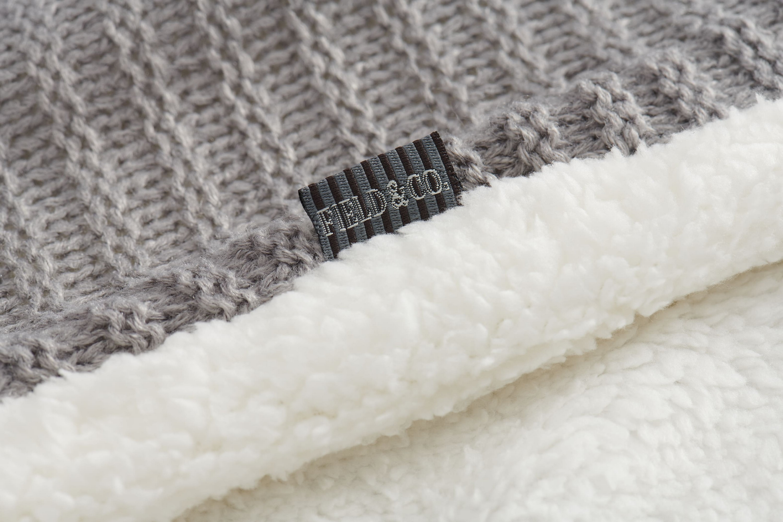 Picture of Field & Co.® Cable Knit Sherpa Blanket