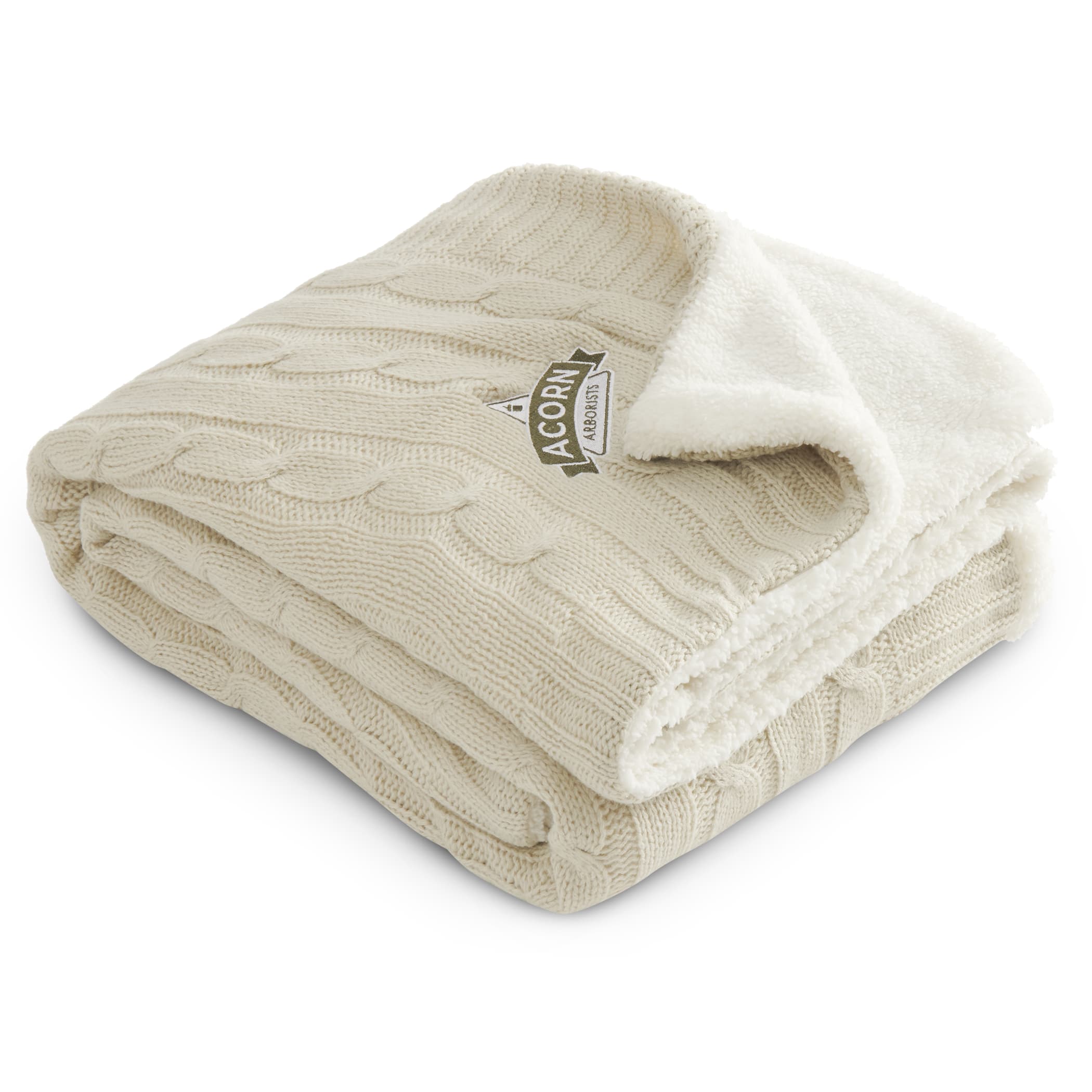 Picture of Field & Co.® Cable Knit Sherpa Blanket