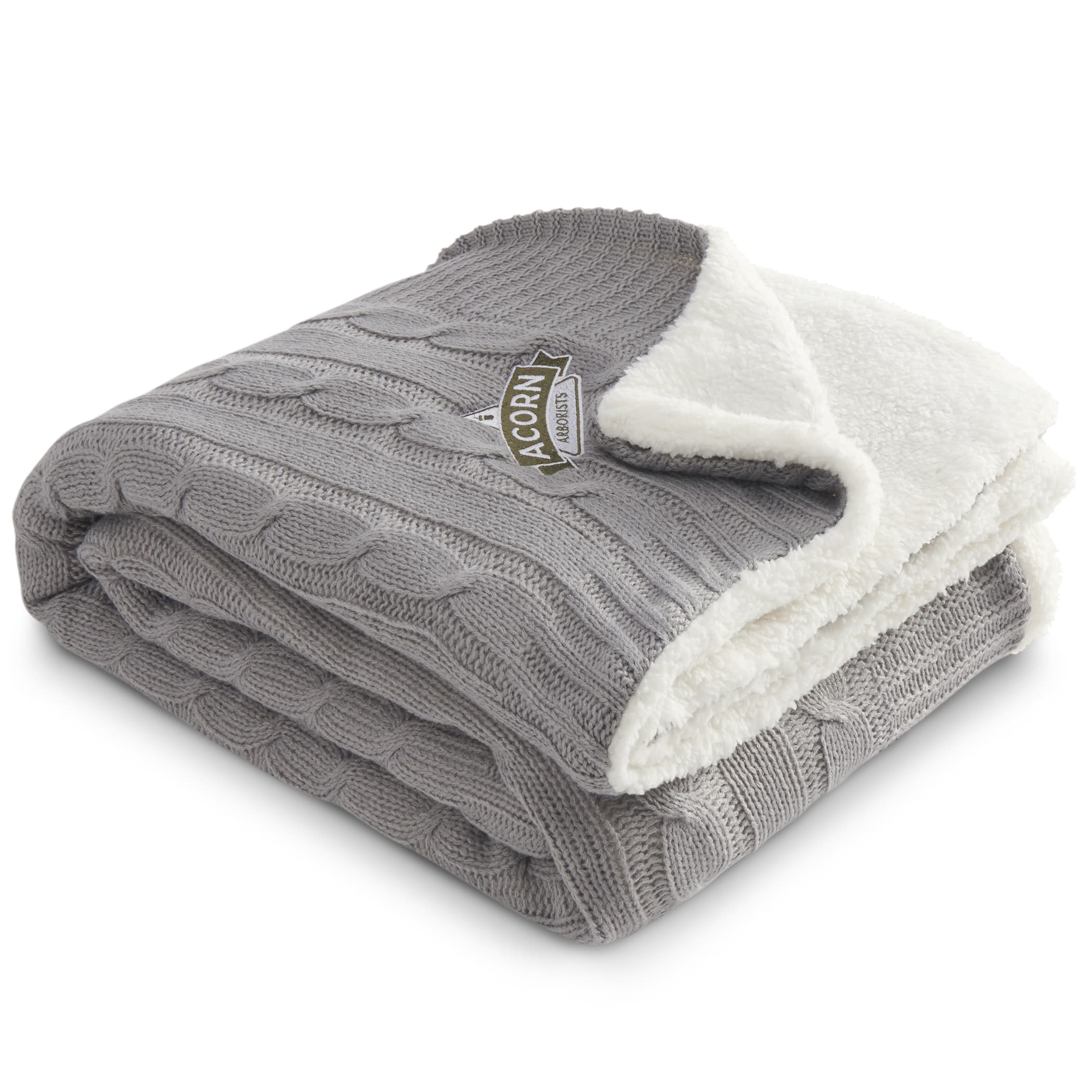 Picture of Field & Co.® Cable Knit Sherpa Blanket