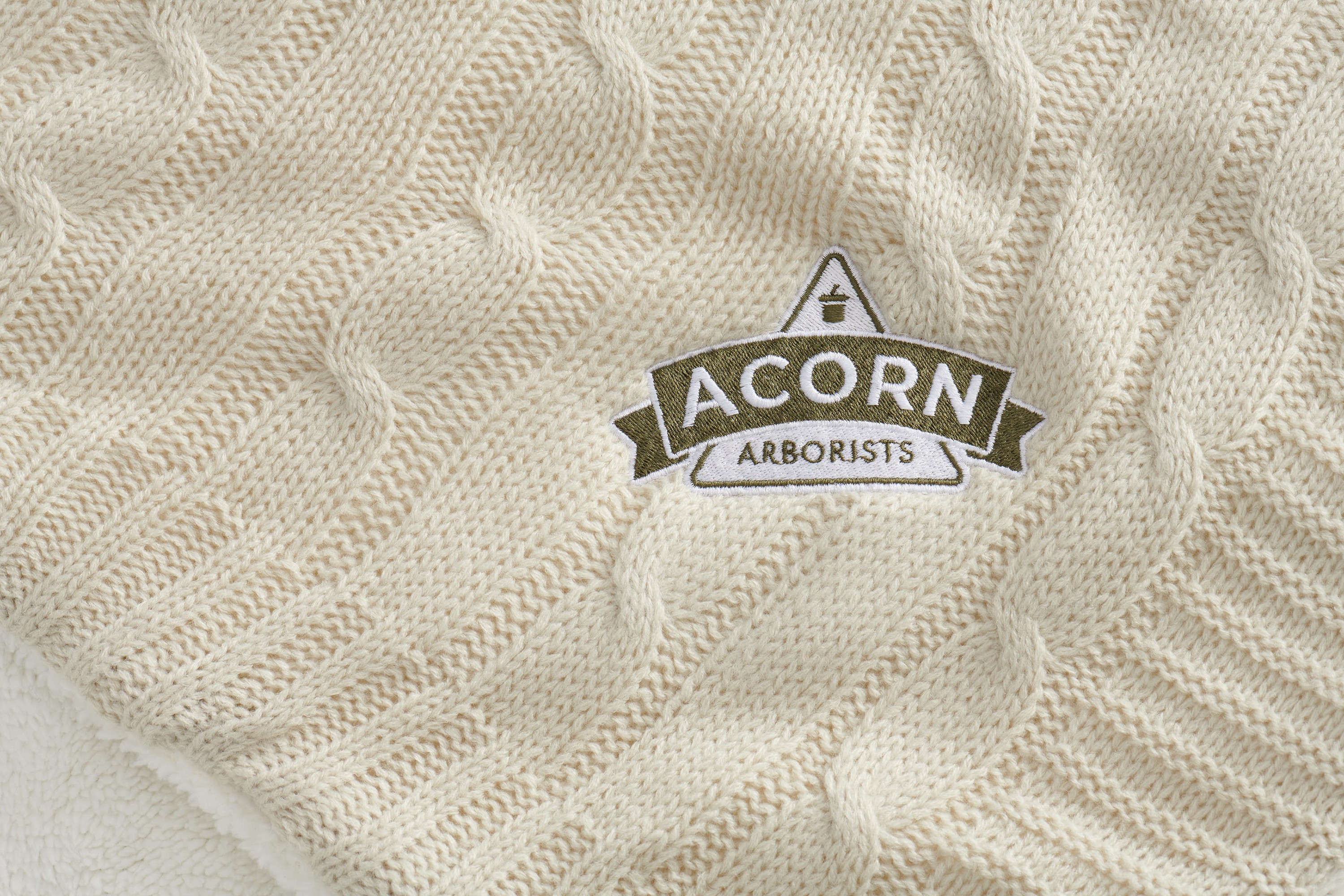 Picture of Field & Co.® Cable Knit Sherpa Blanket