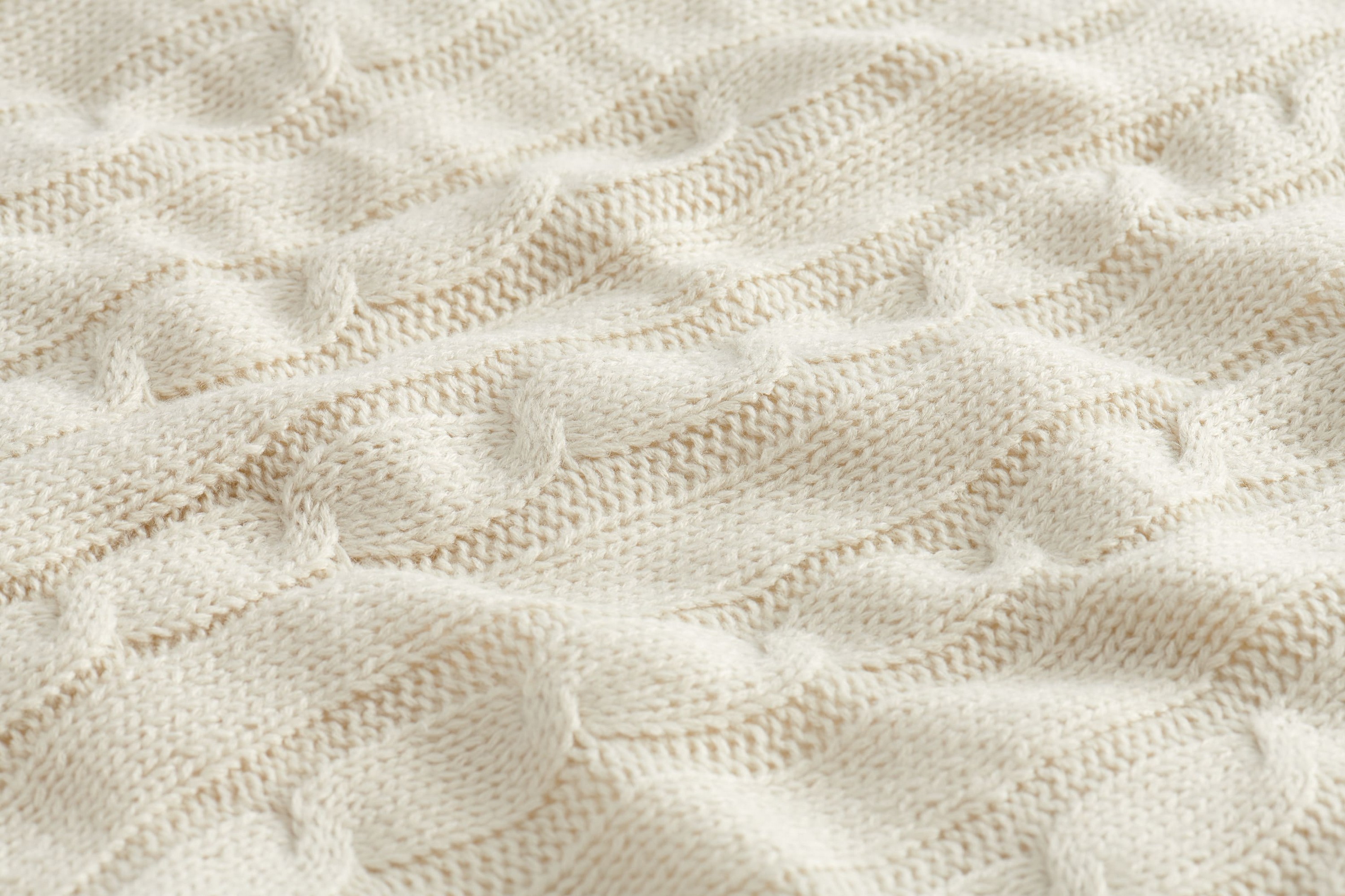 Picture of Field & Co.® Cable Knit Sherpa Blanket