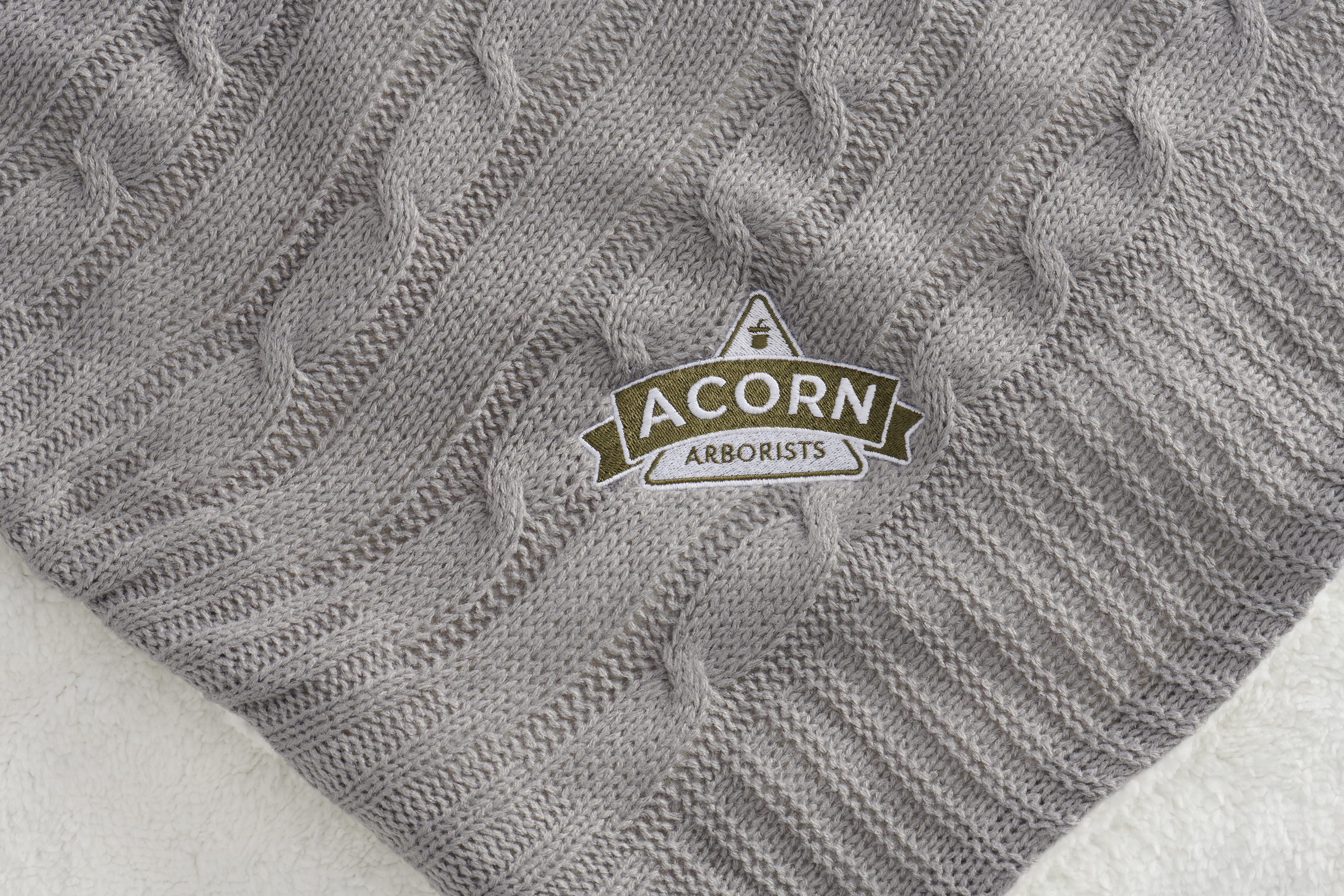 Picture of Field & Co.® Cable Knit Sherpa Blanket