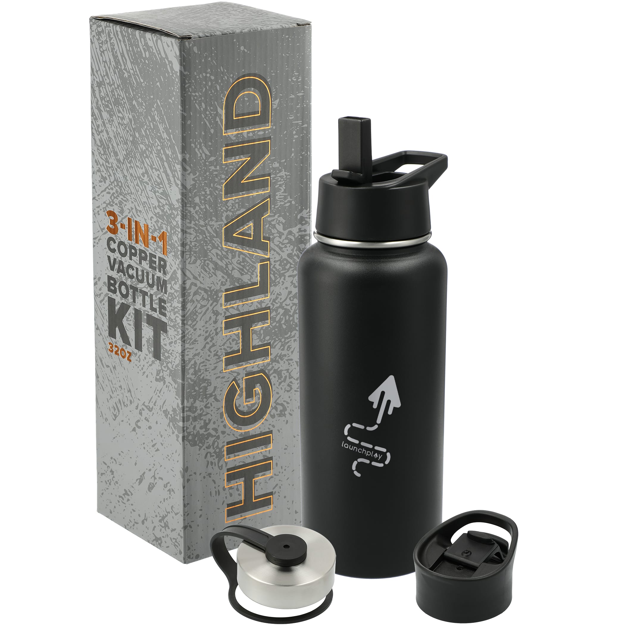 Picture of Highland 3-in-1 Copper Vacuum Bottle Kit 32oz