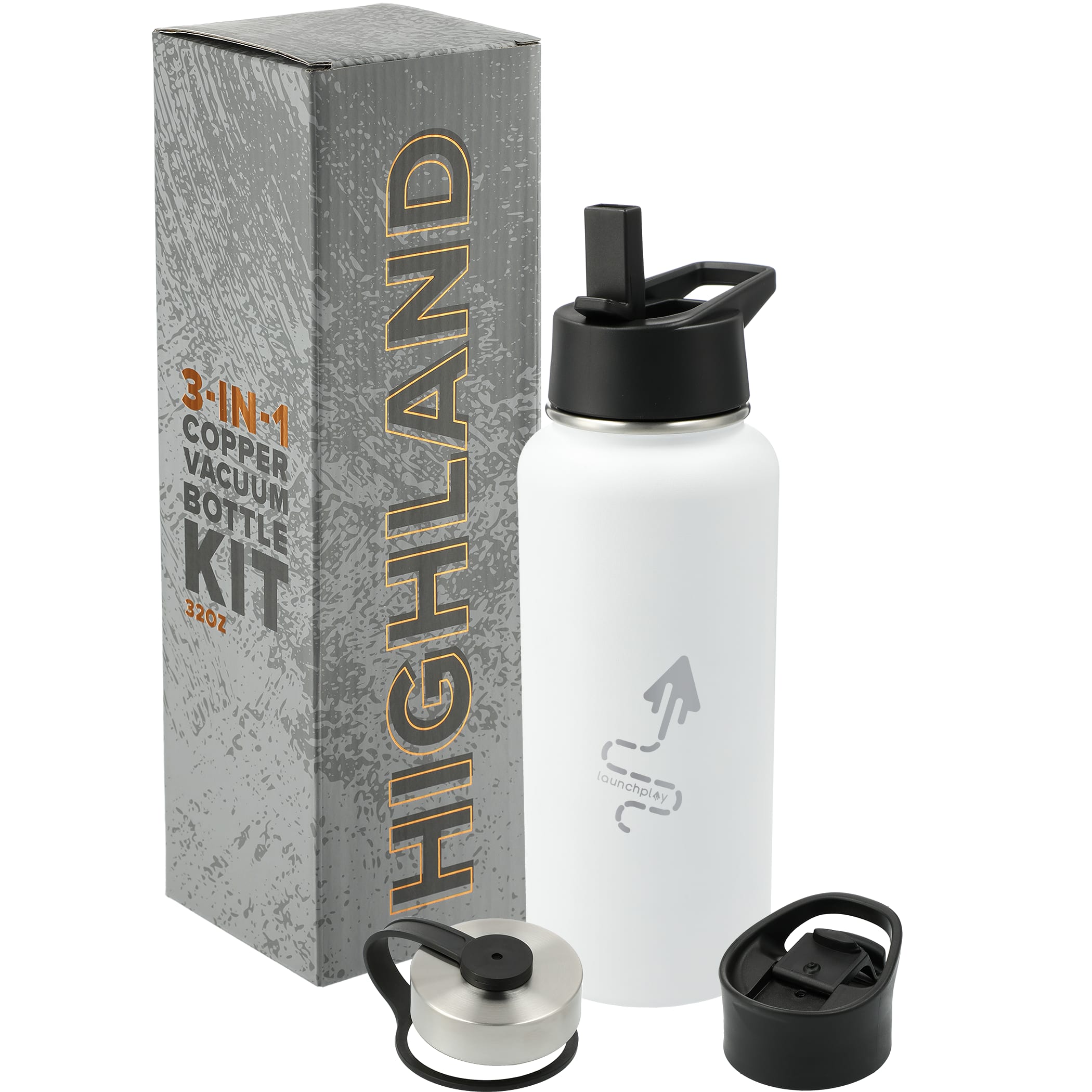 Picture of Highland 3-in-1 Copper Vacuum Bottle Kit 32oz