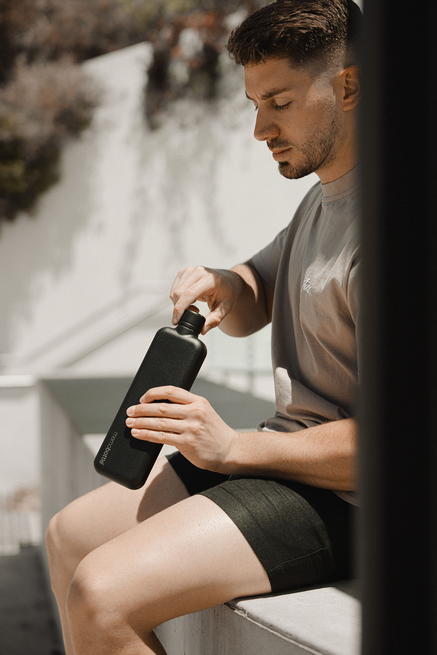 Picture of SLIM Stainless Steel memobottle