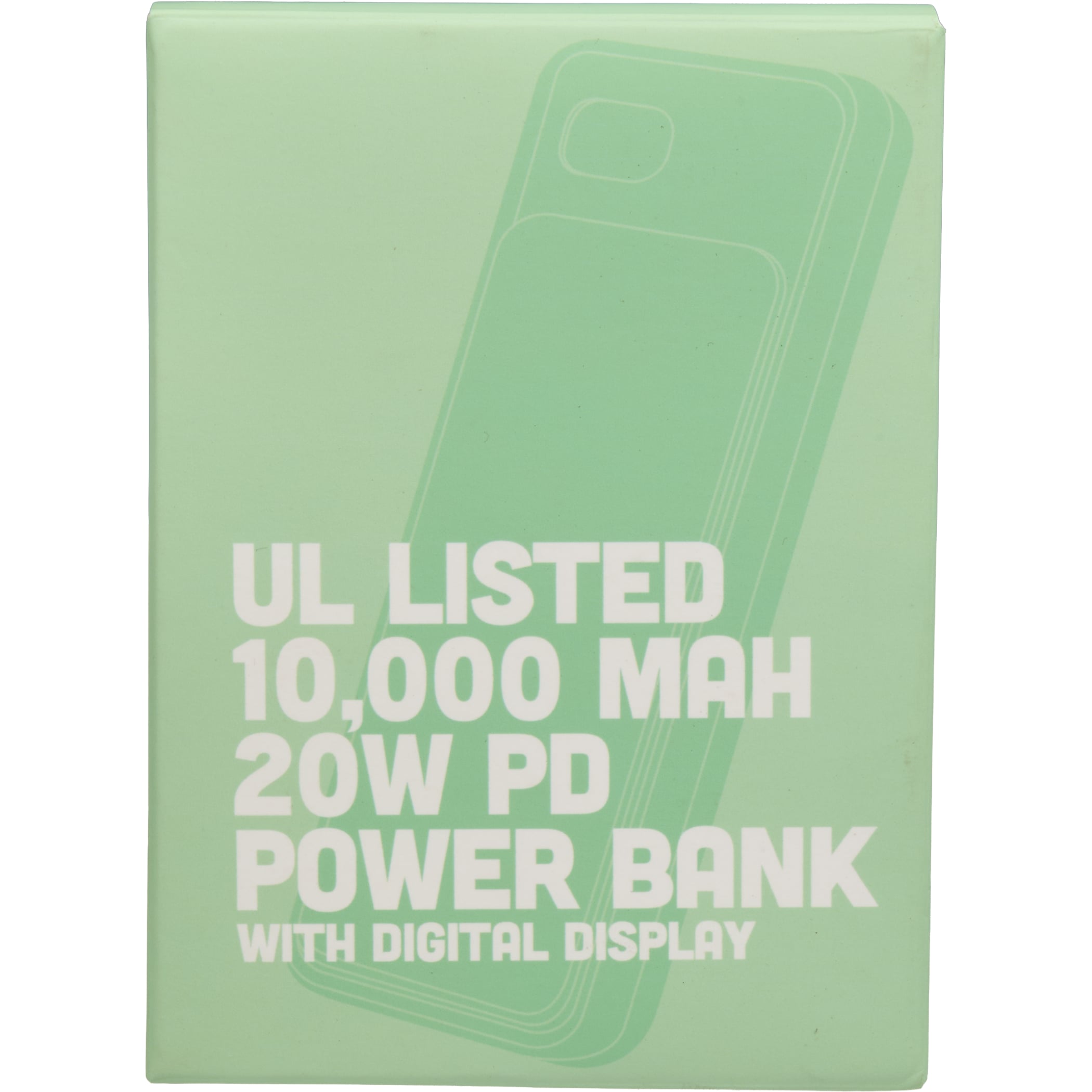 Picture of UL Listed 10000 mAh 20W Digital Display PowerBank