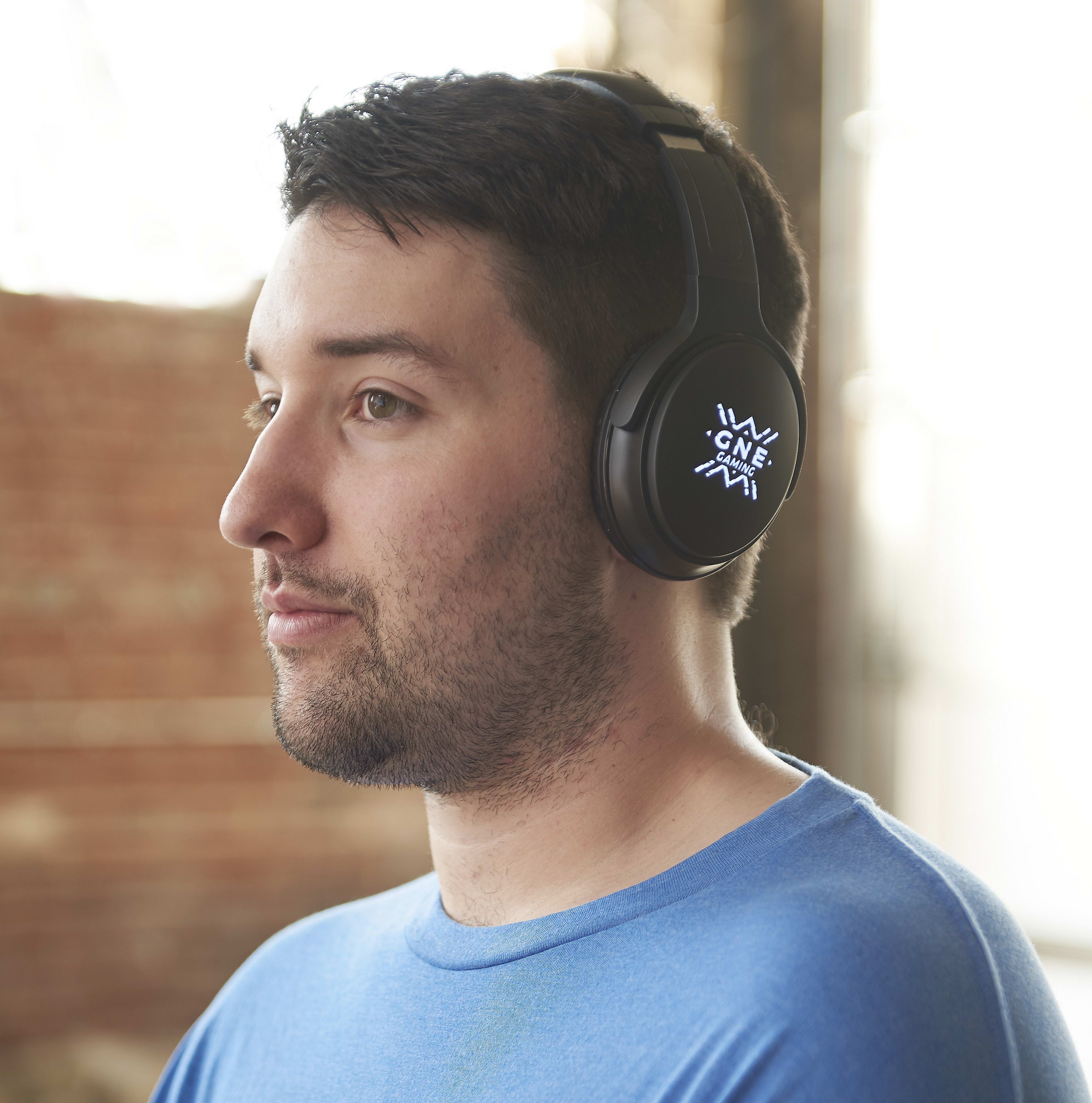 Picture of Light Up Logo Bluetooth Headphones