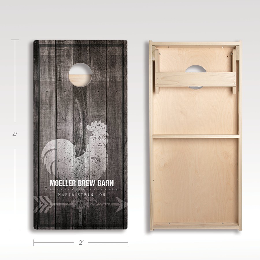 Picture of Custom Cornhole Boards - Poplar & Birch - ACA