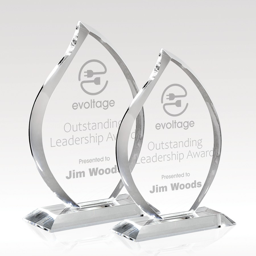 Picture of Flare Crystal Award 8" H