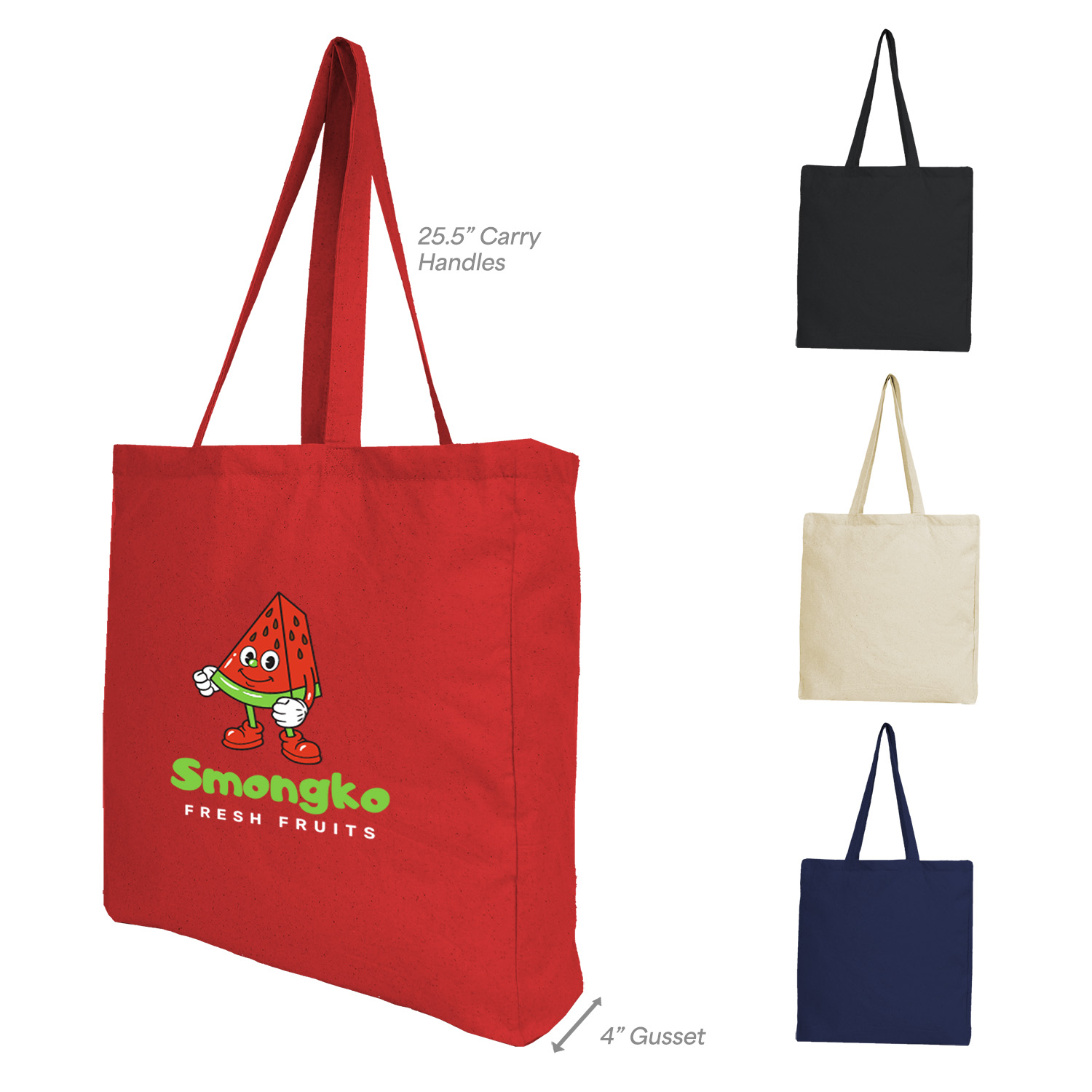 Picture of Gusseted 6 Oz Cotton Tote