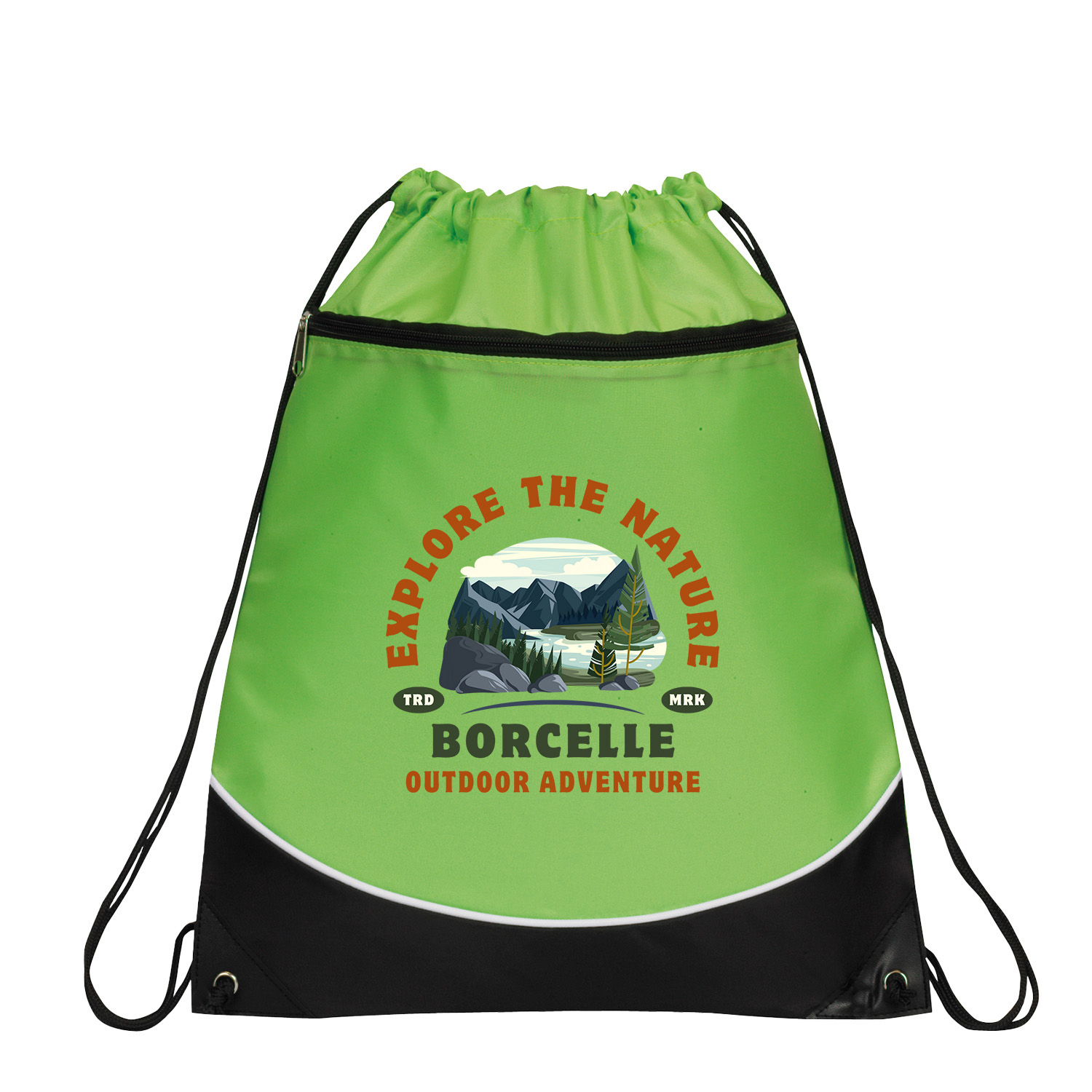 Picture of Pocket Drawstring Backpack