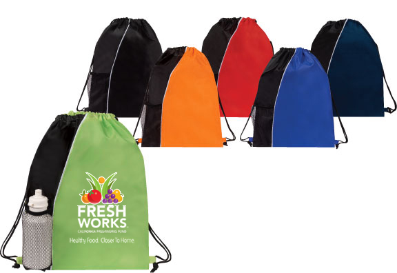 Picture of Sport Mesh Pocket Drawstring Backpack