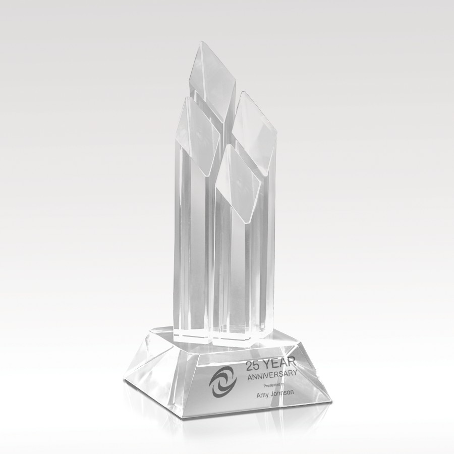 Picture of Crystal Diamond Tower 12"