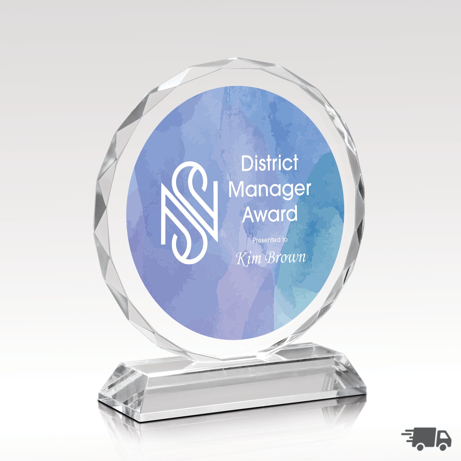Picture of Crystal Award 7" Ascot