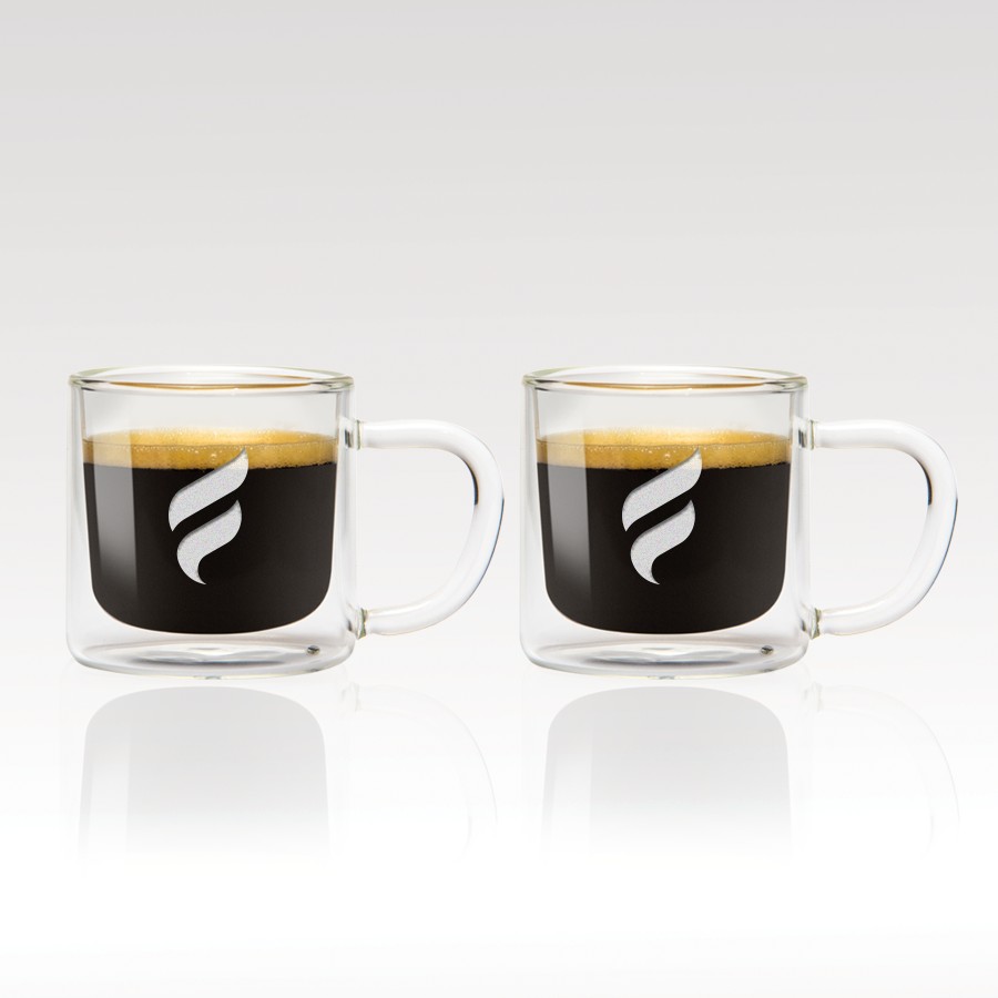 Picture of Double-Wall Espresso Glass Mug (2) 4oz