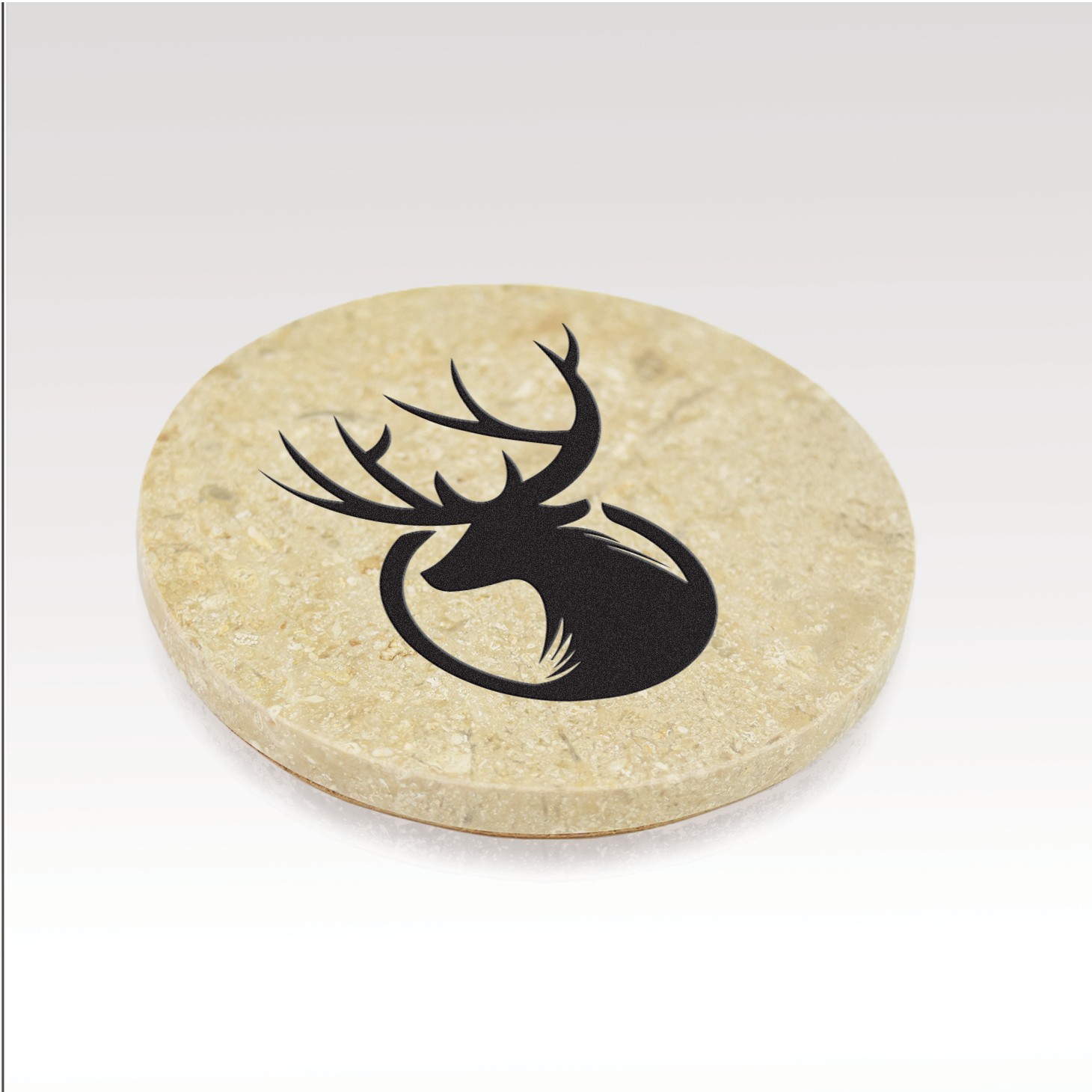 Picture of Cappuccino Stone Coaster - 3.5"