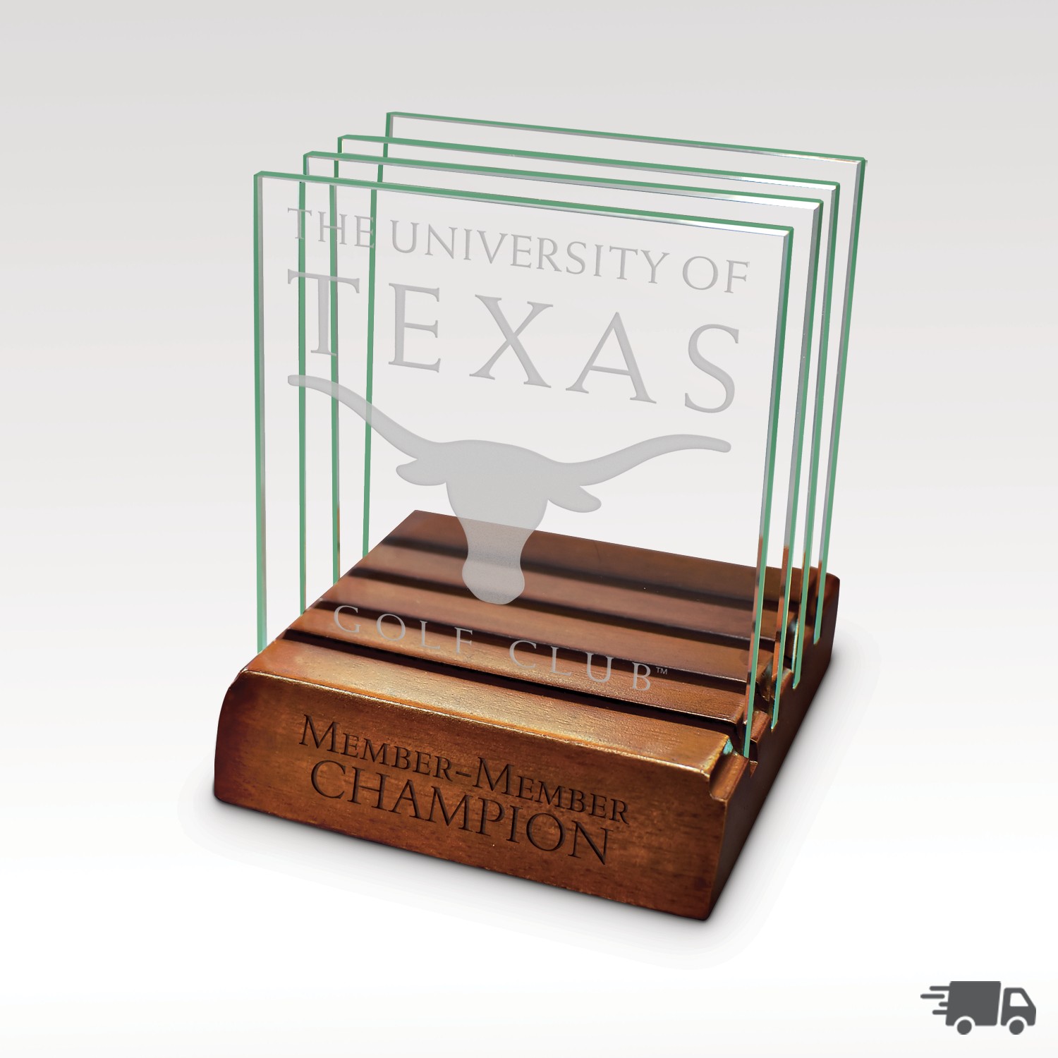 Picture of Glass Coaster with Base