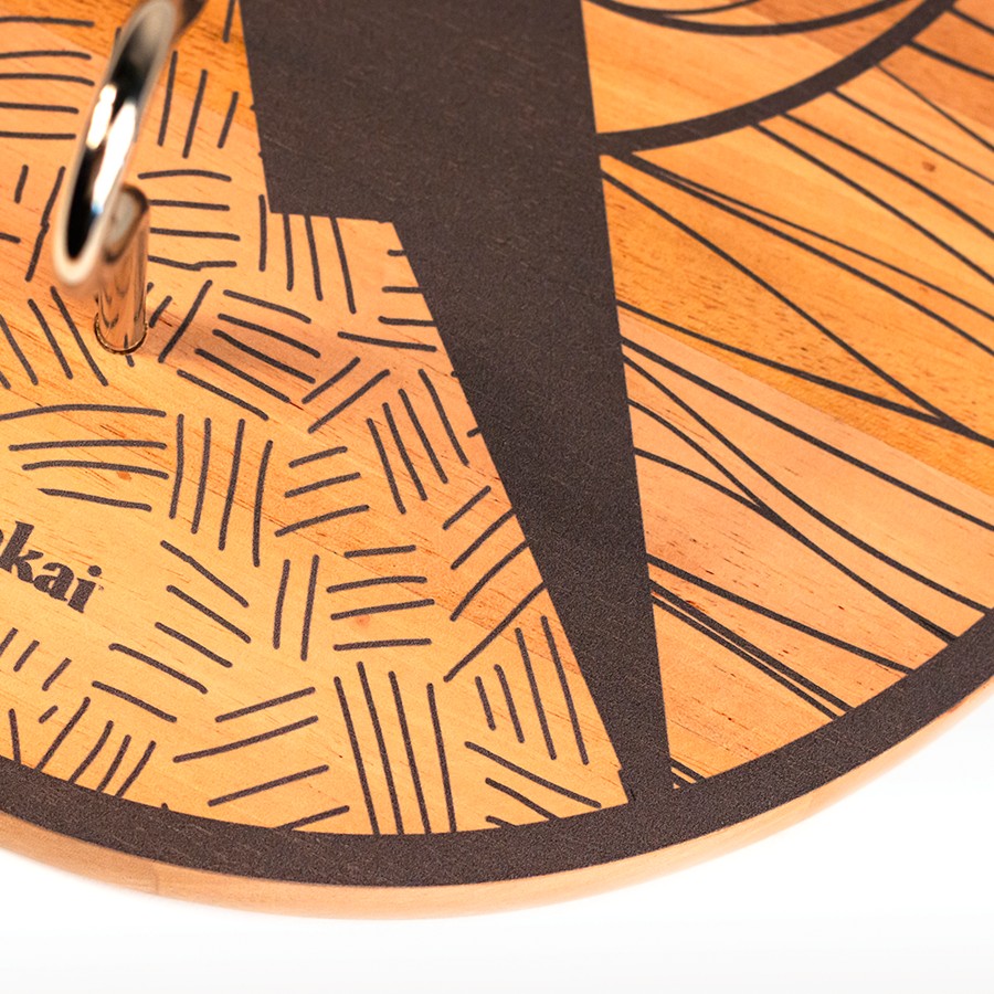 Picture of Hook and Ring Toss Game With Natural Wood Finish