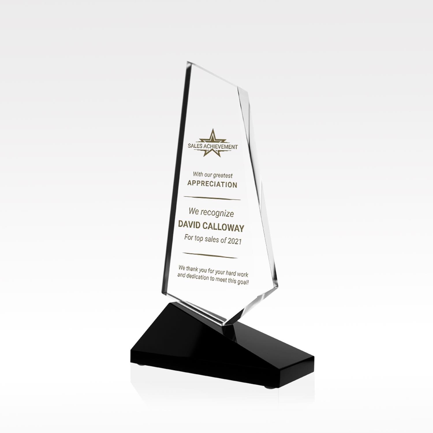 Picture of Cryptic Crystal Award Small