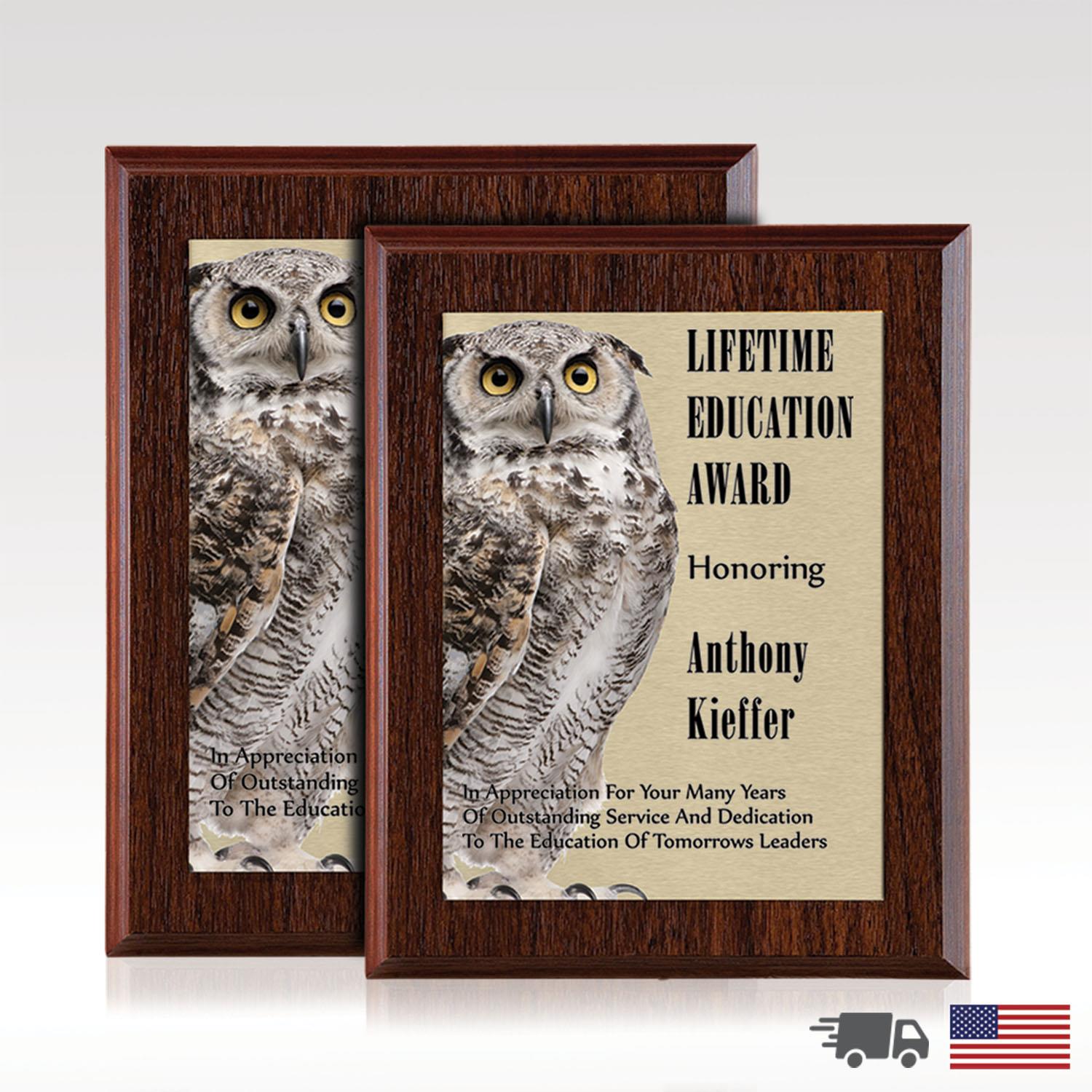 Picture of Walnut Plaque Commission 8x10"