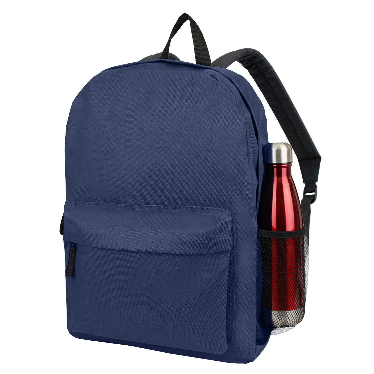 Picture of 17" Best Value Heavy Duty Backpack With Water Bottle Pocket