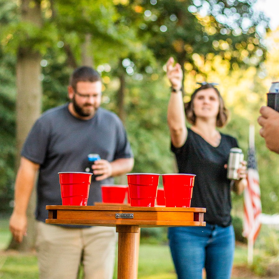 Picture of 18" Portable Beer Pong Yard Game