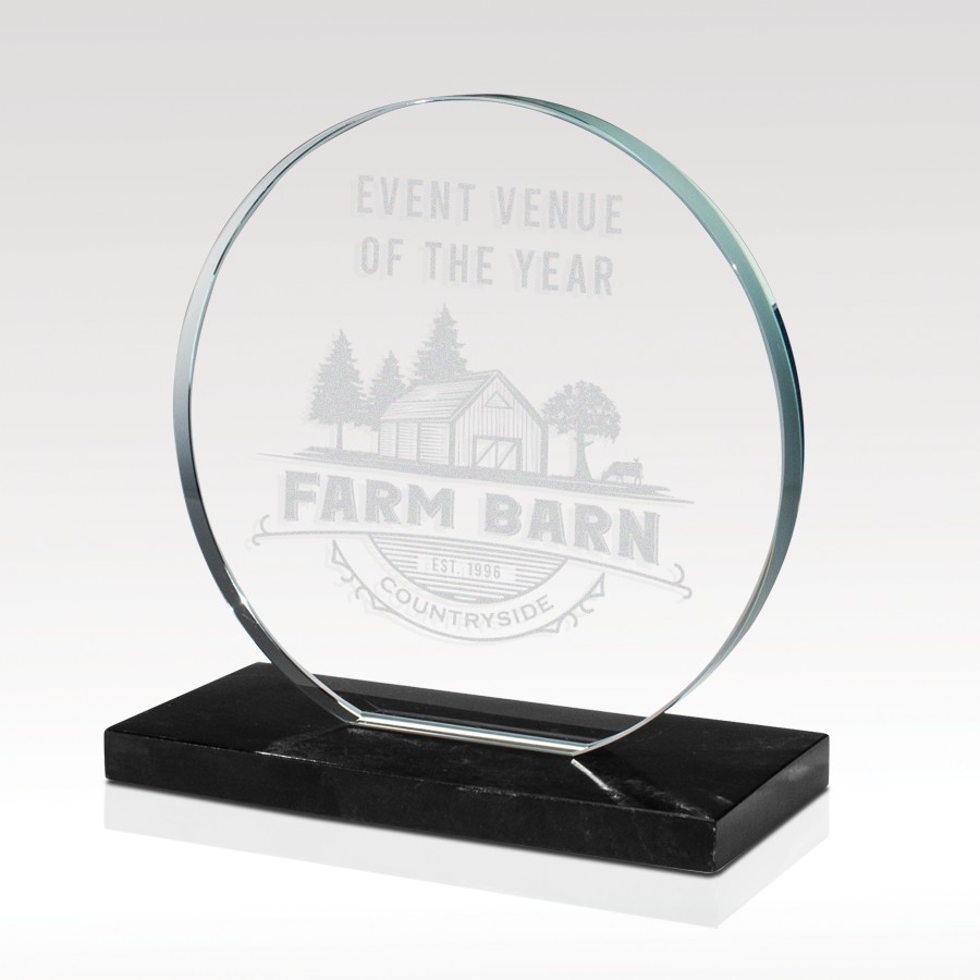 Picture of 6" Starphire Award - Crius