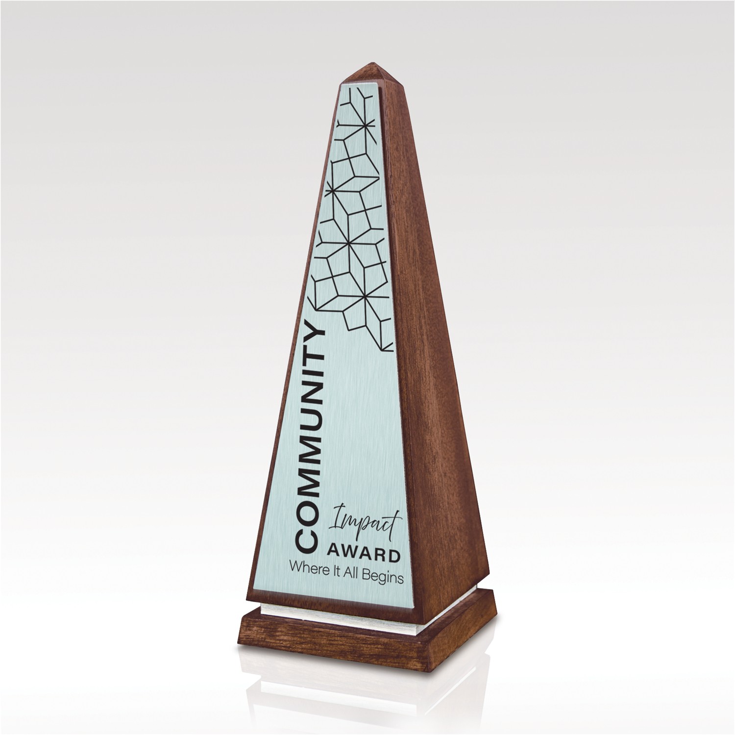 Picture of Wood & Metal Obelisk - Sorano