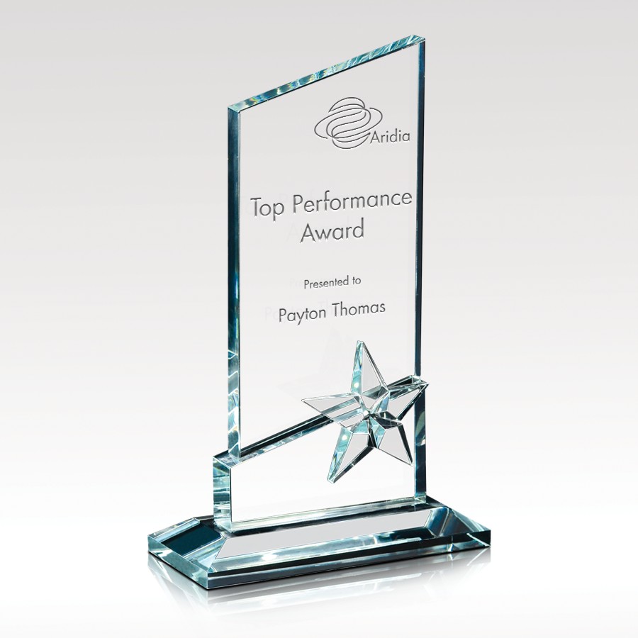 Picture of Star Dust Glass Award 10"